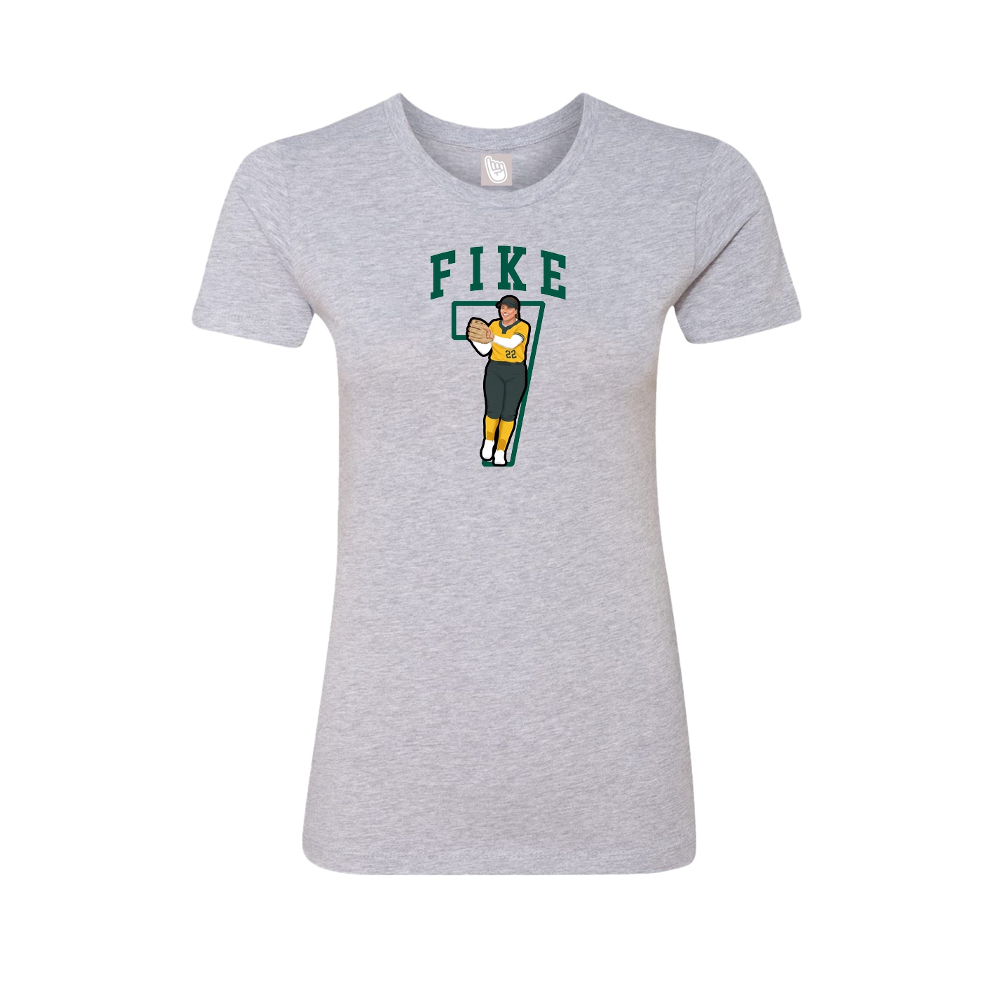 Fitted Women's Tee — Shirsey in Grey