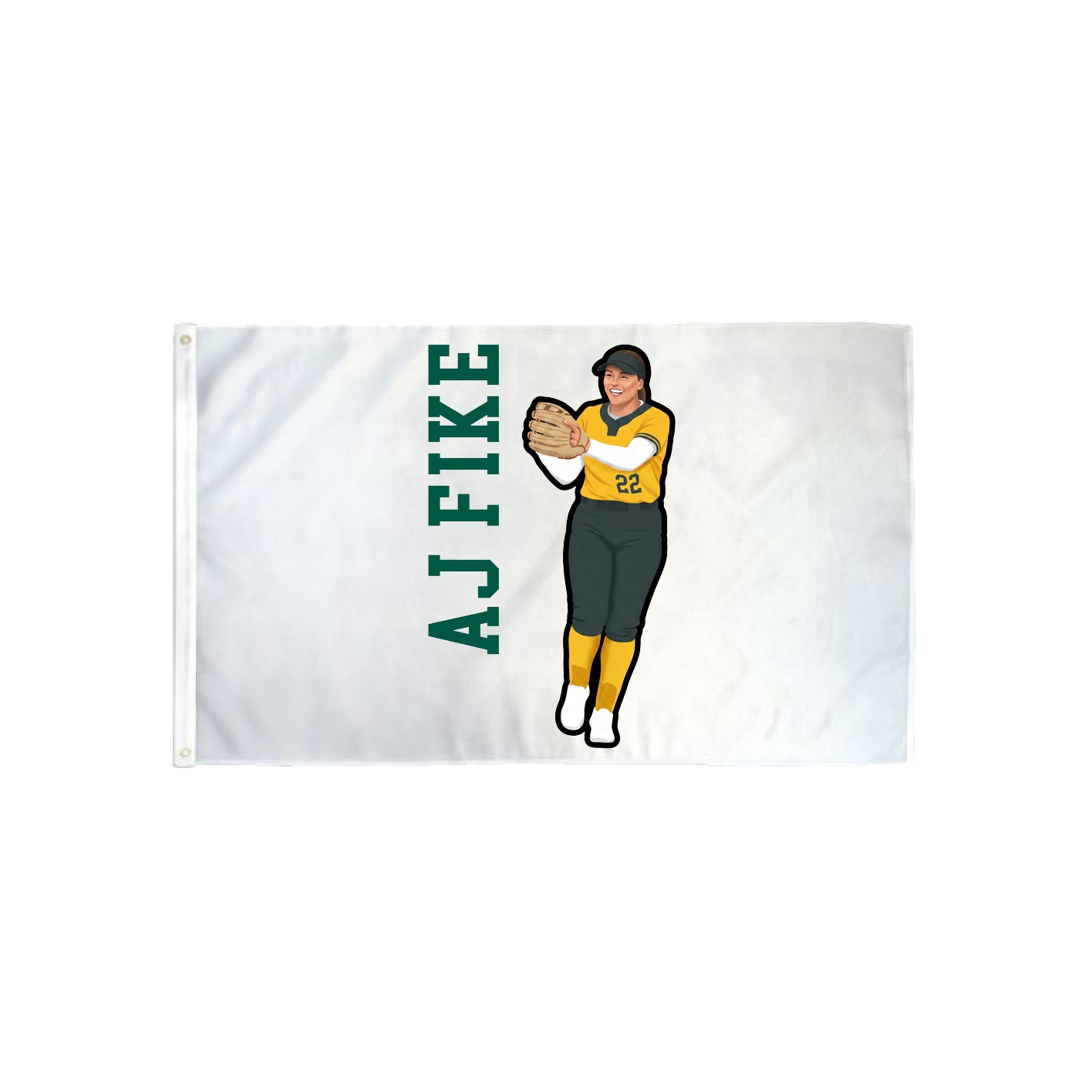 3x5 Flag — Name Vertical in Classic