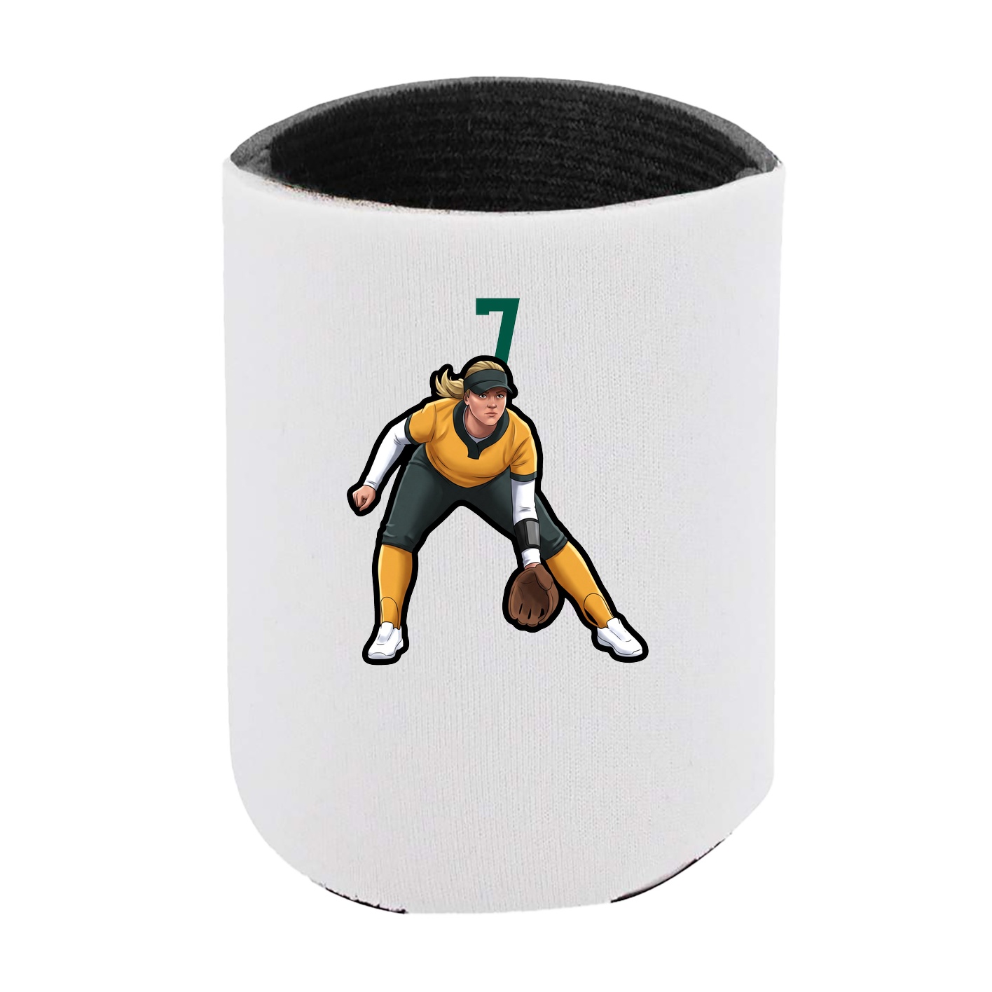 Can Holder — Number Top in White