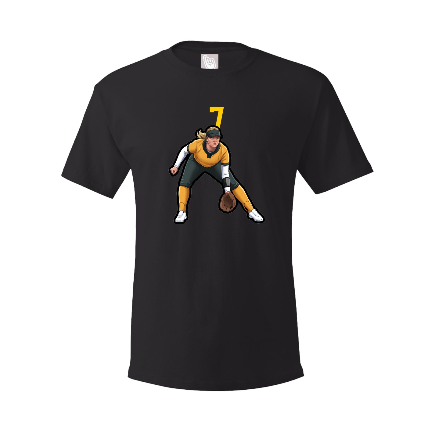 Tee — Number Top in Black