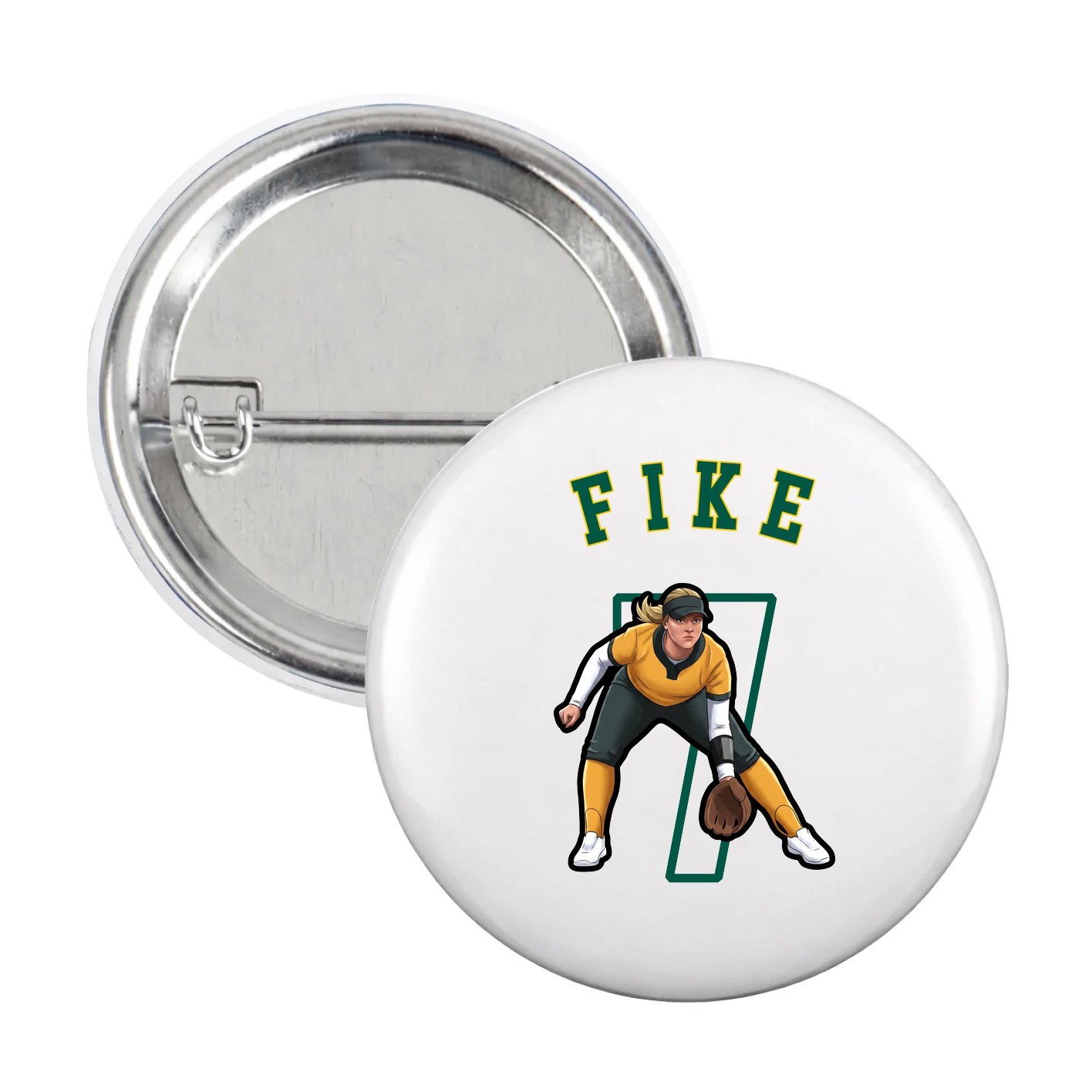 Game Day Button — Shirsey Arch in White
