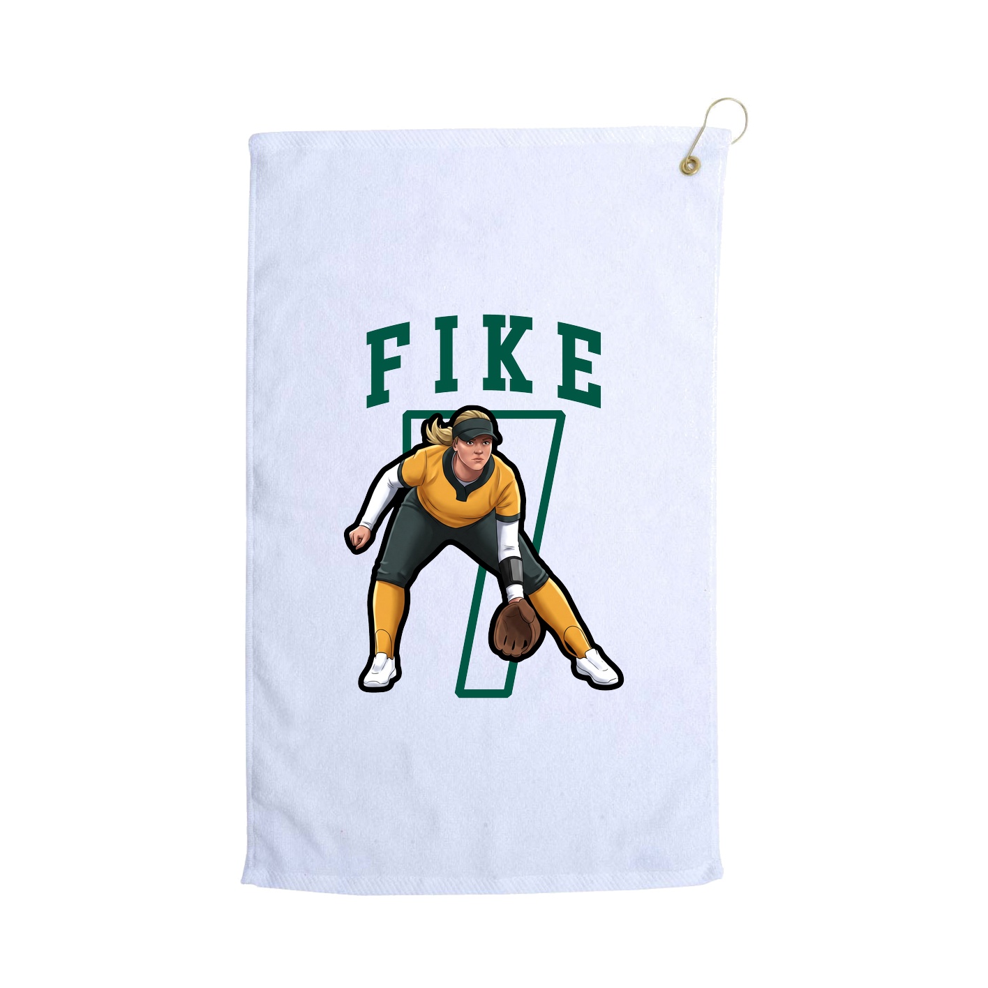 Golf Towel — Shirsey in White