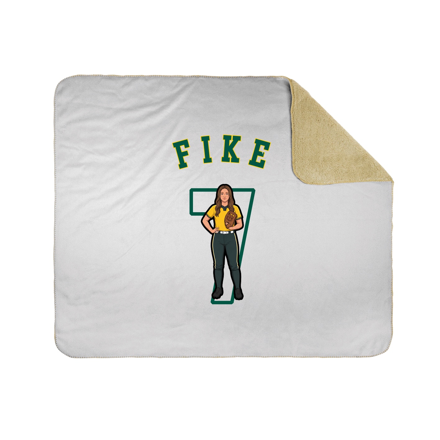 Throw Blanket — Shirsey Arch in White