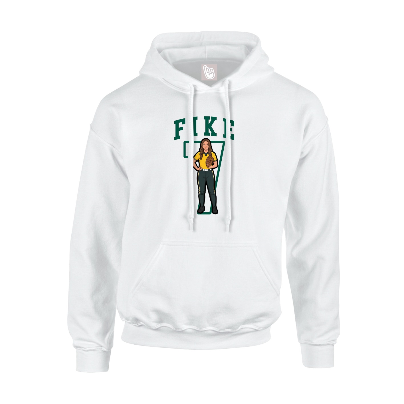 Hoodie — Shirsey in White