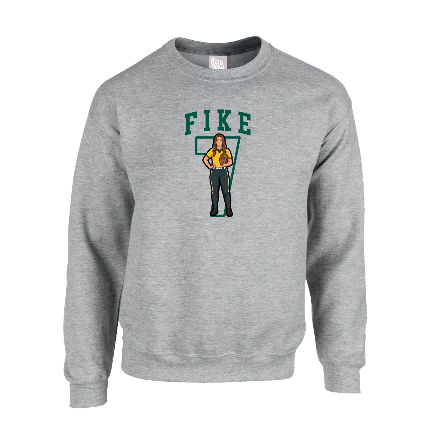 Fleece Crew — Shirsey in Grey