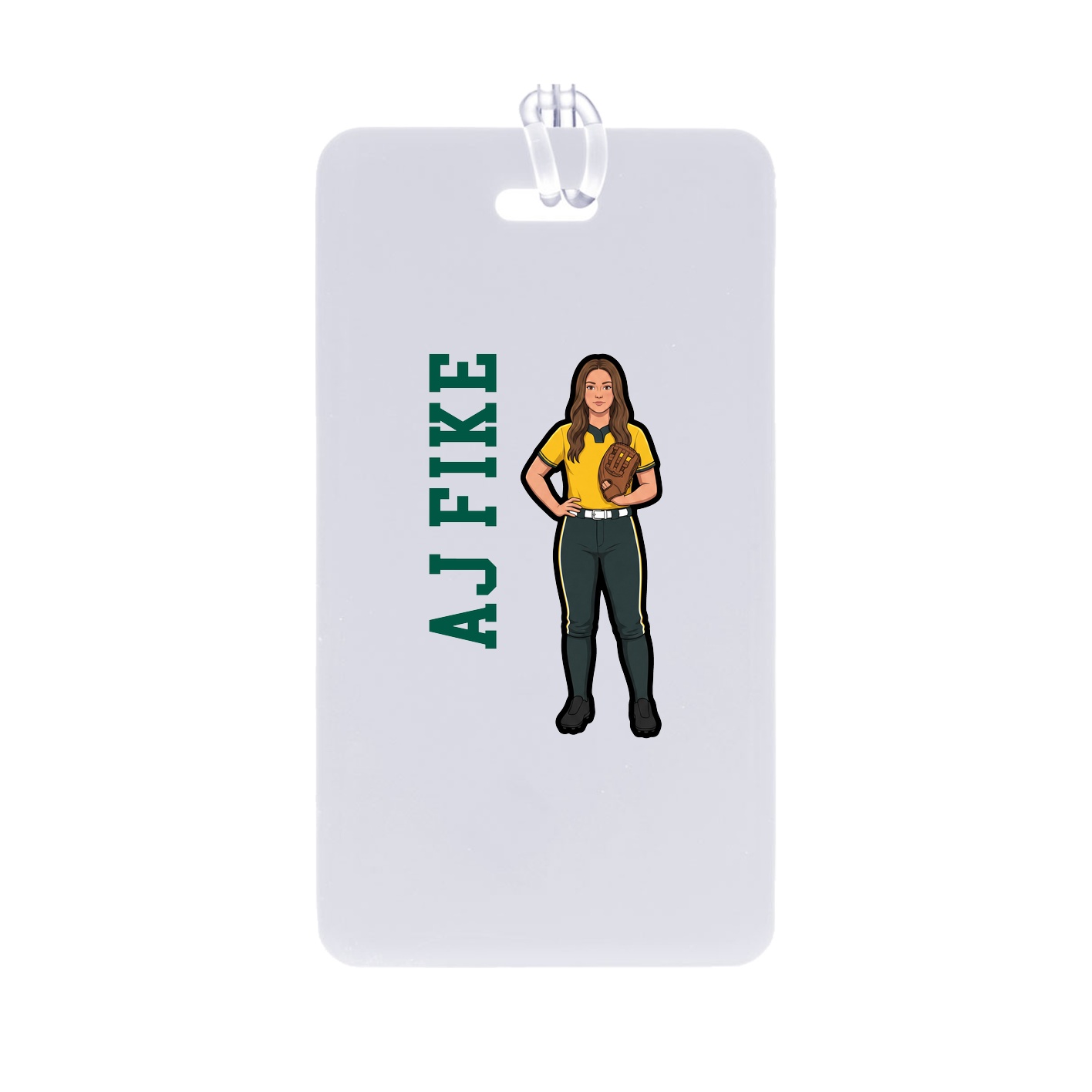 Bag Tag — Name Vertical in Classic