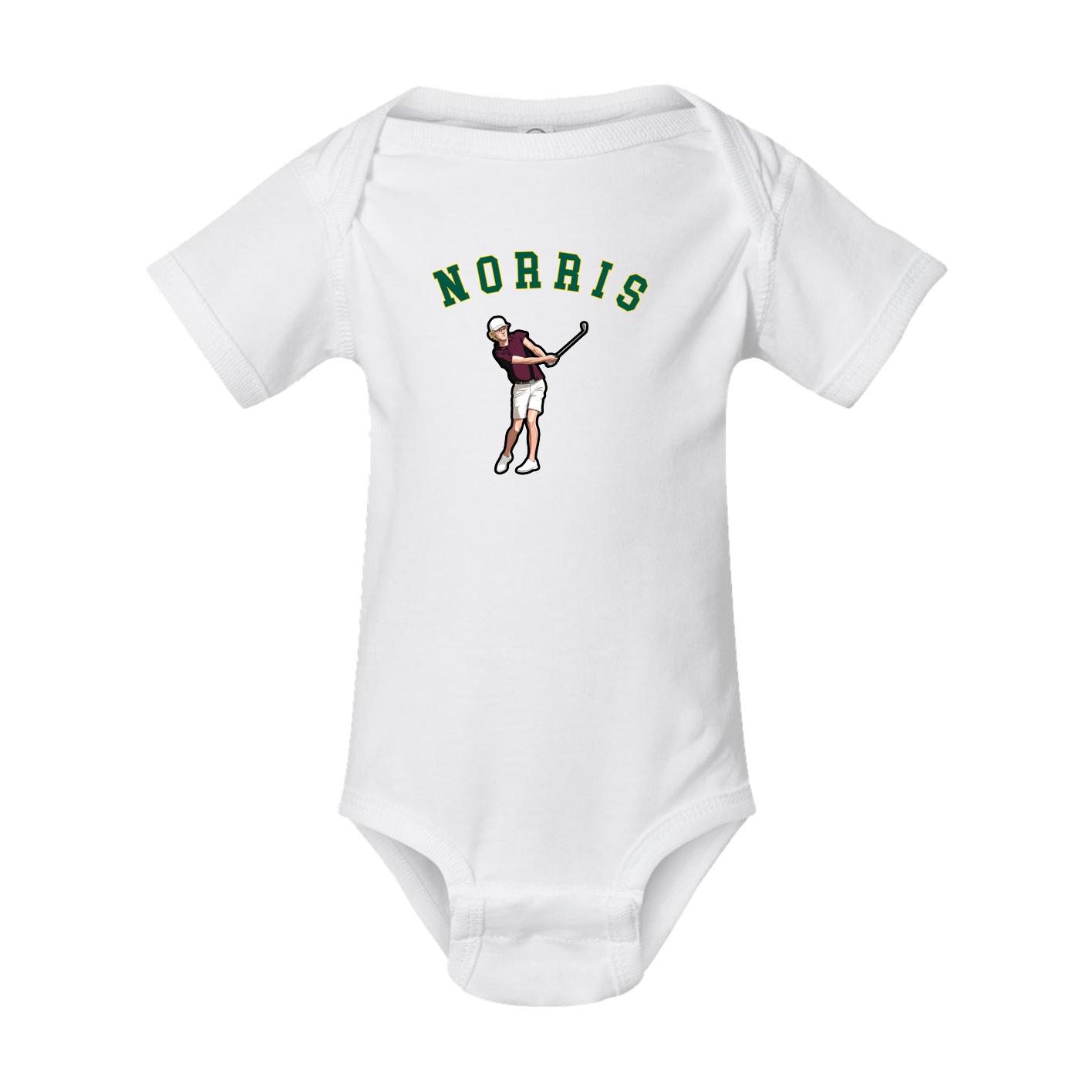 Baby Onesie — Shirsey Arch in White
