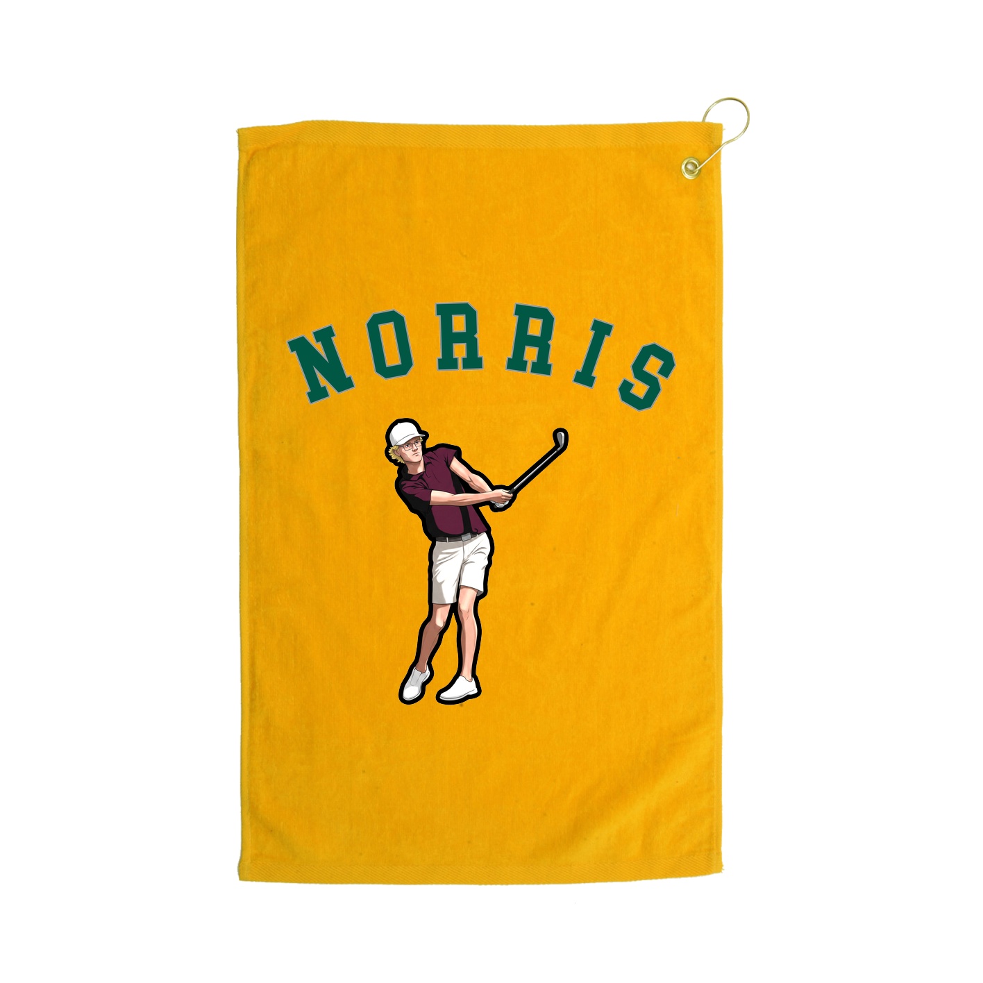 Golf Towel — Shirsey Arch in Gold