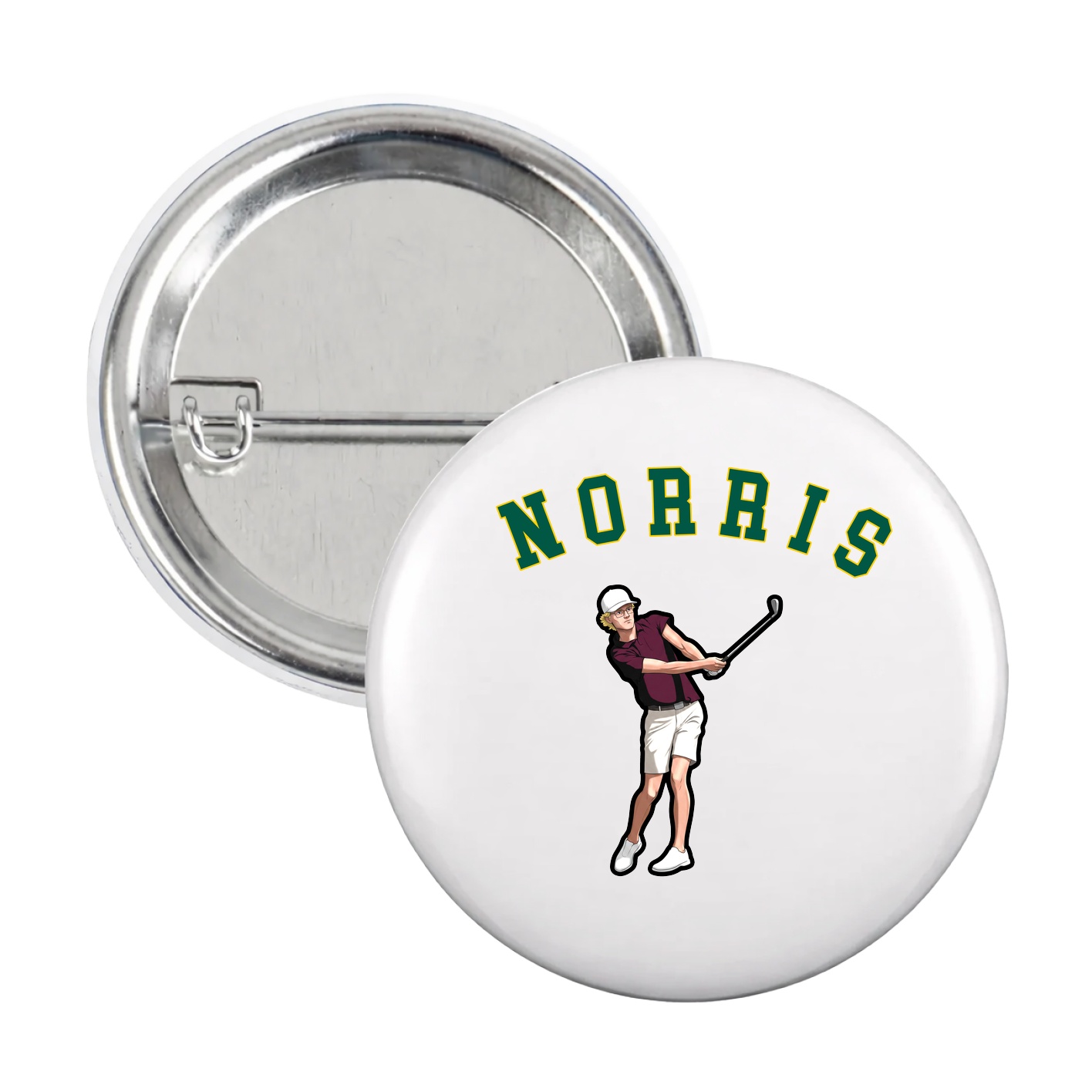 Game Day Button — Shirsey Arch in White