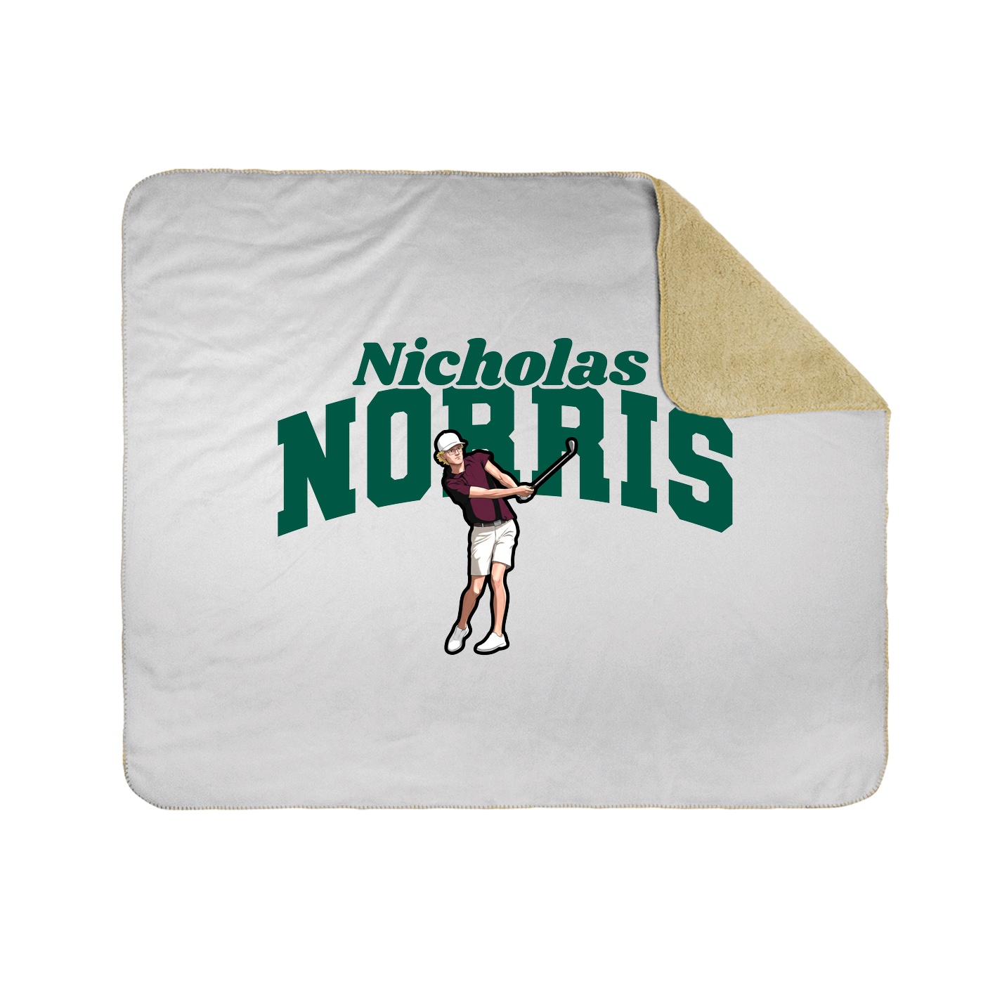 Throw Blanket — Signature Arch in White