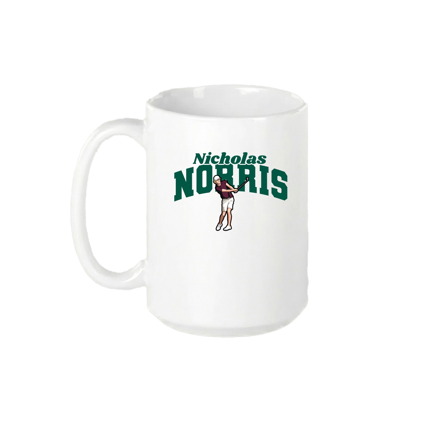 15oz Coffee Mug — Signature Arch in White