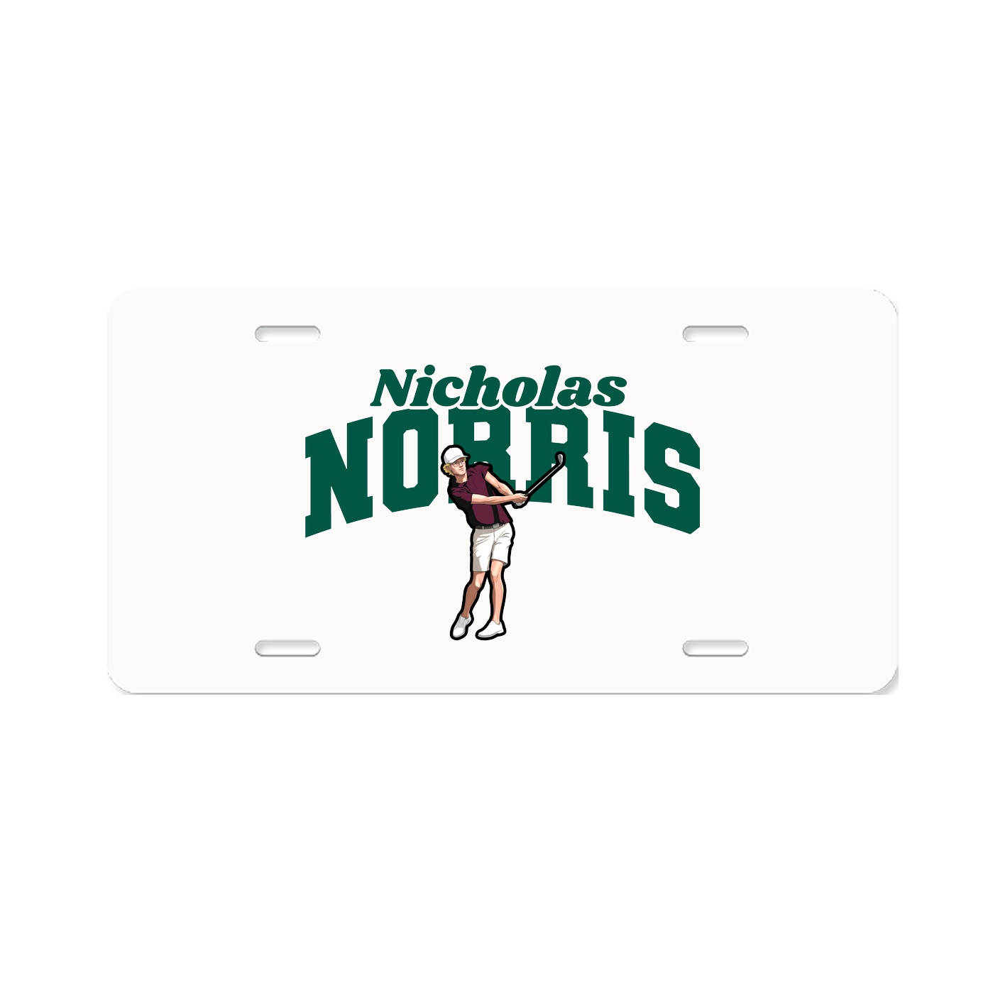 License Plate — Signature Arch in Classic