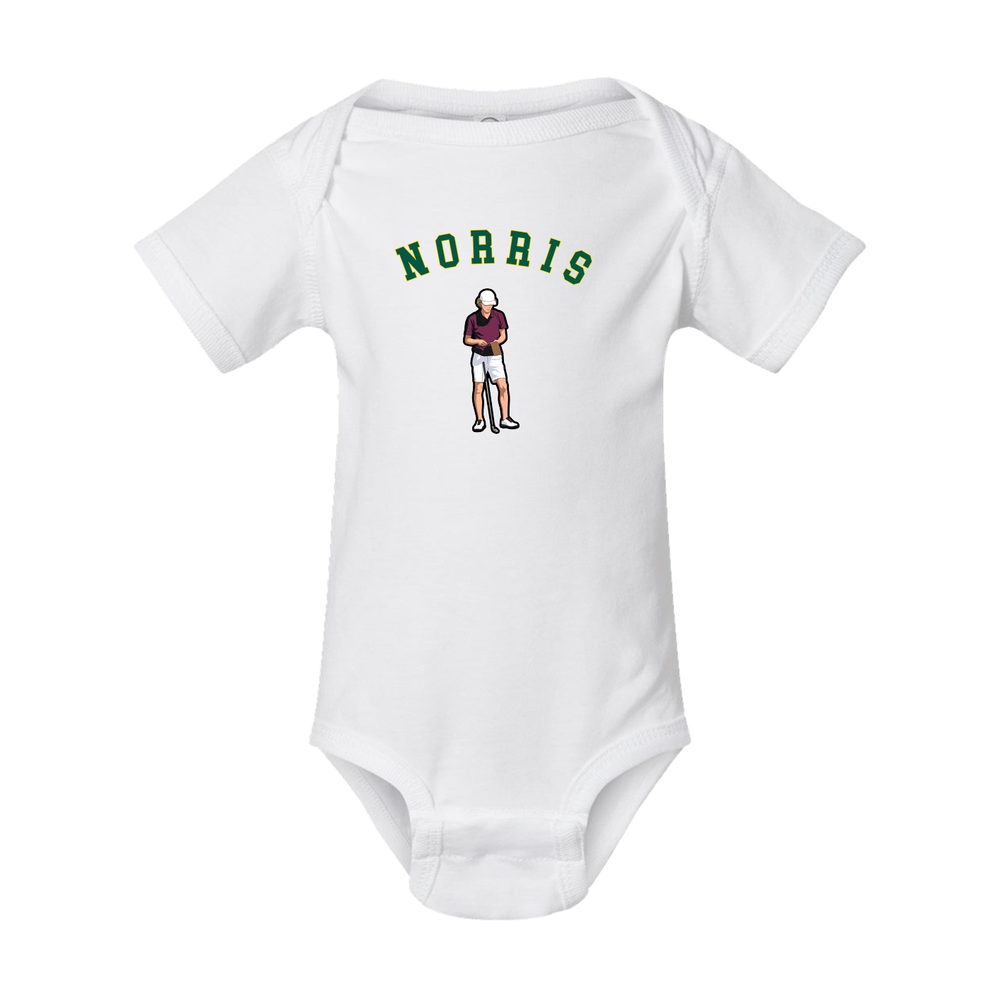 Baby Onesie — Shirsey Arch in White