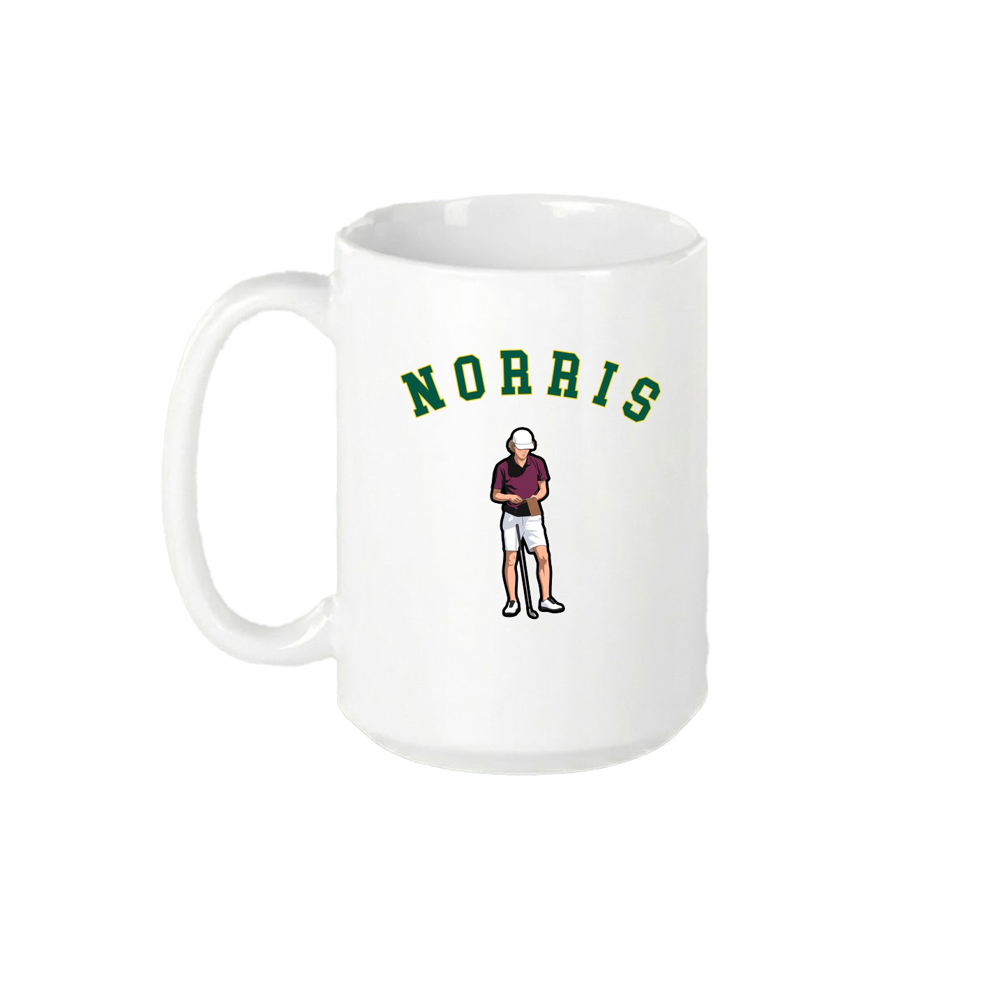 15oz Coffee Mug — Shirsey Arch in White