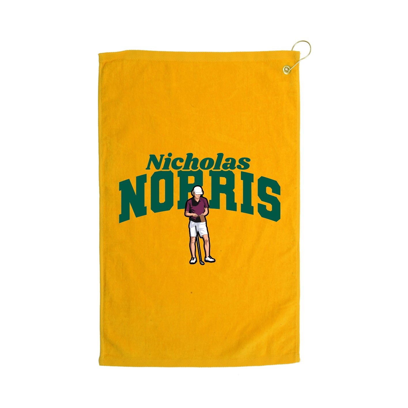 Golf Towel — Signature Arch in Gold