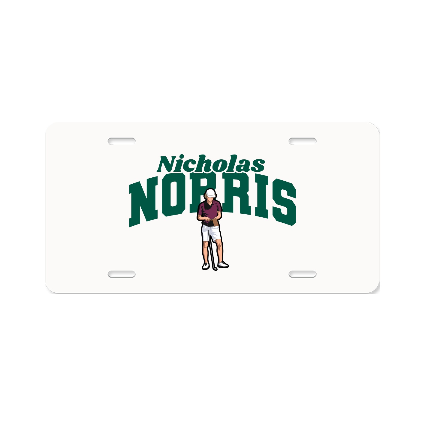 License Plate — Signature Arch in Classic