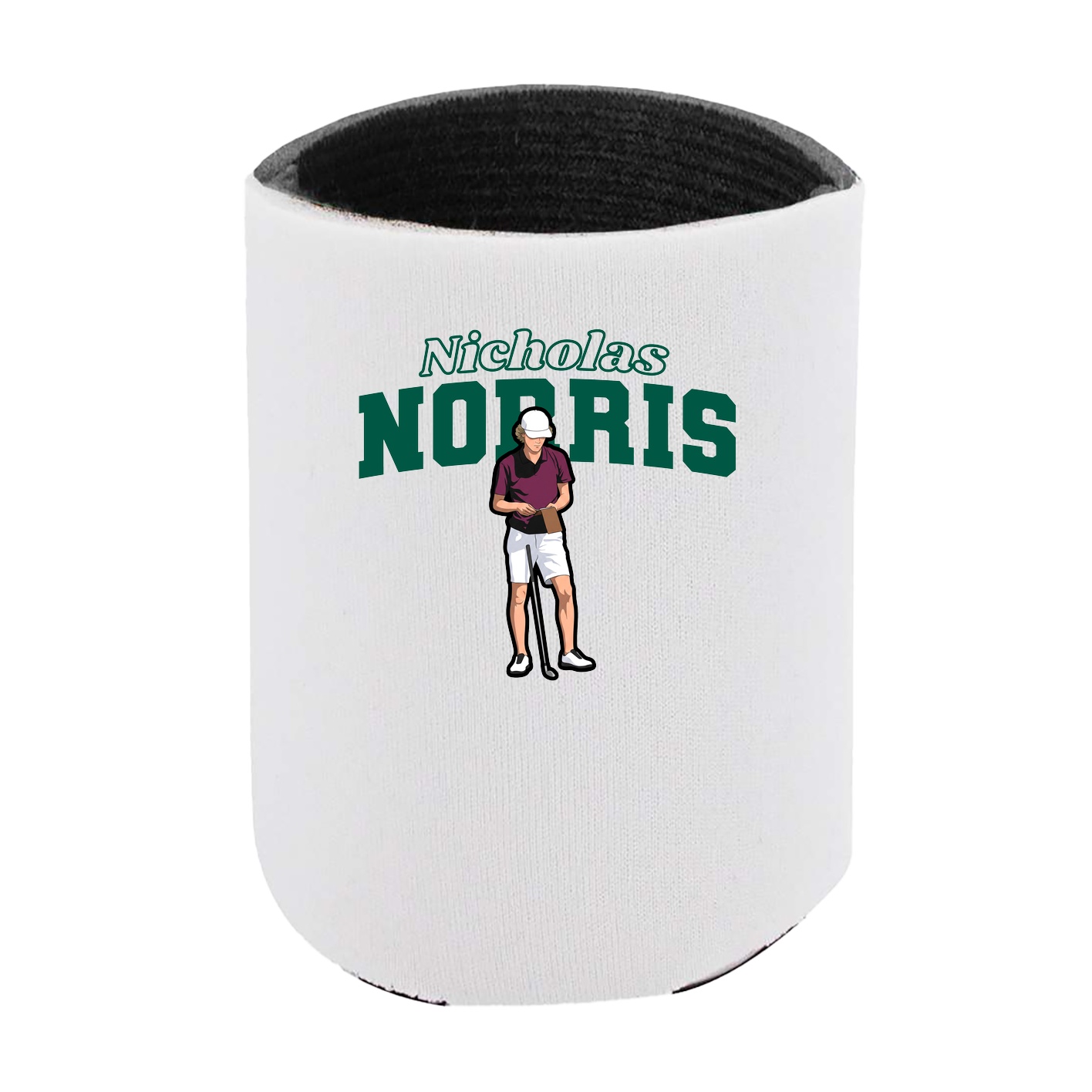 Can Holder — Name Arch in White