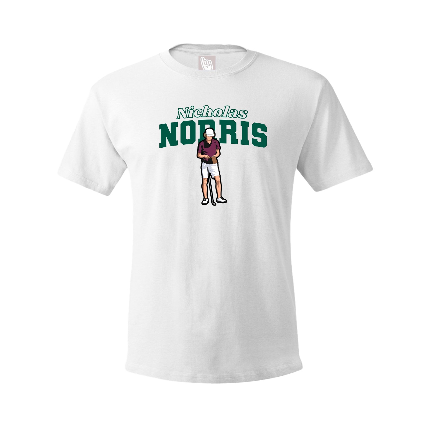 Tee — Name Arch in White