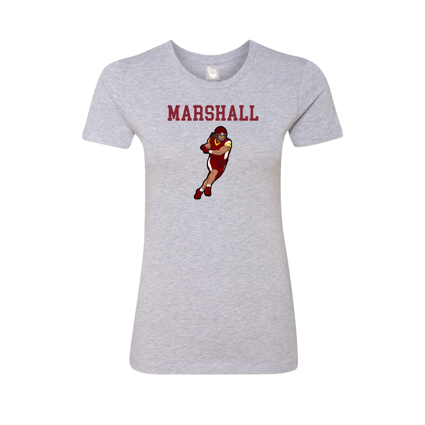 Fitted Women's Tee — Shirsey in Grey