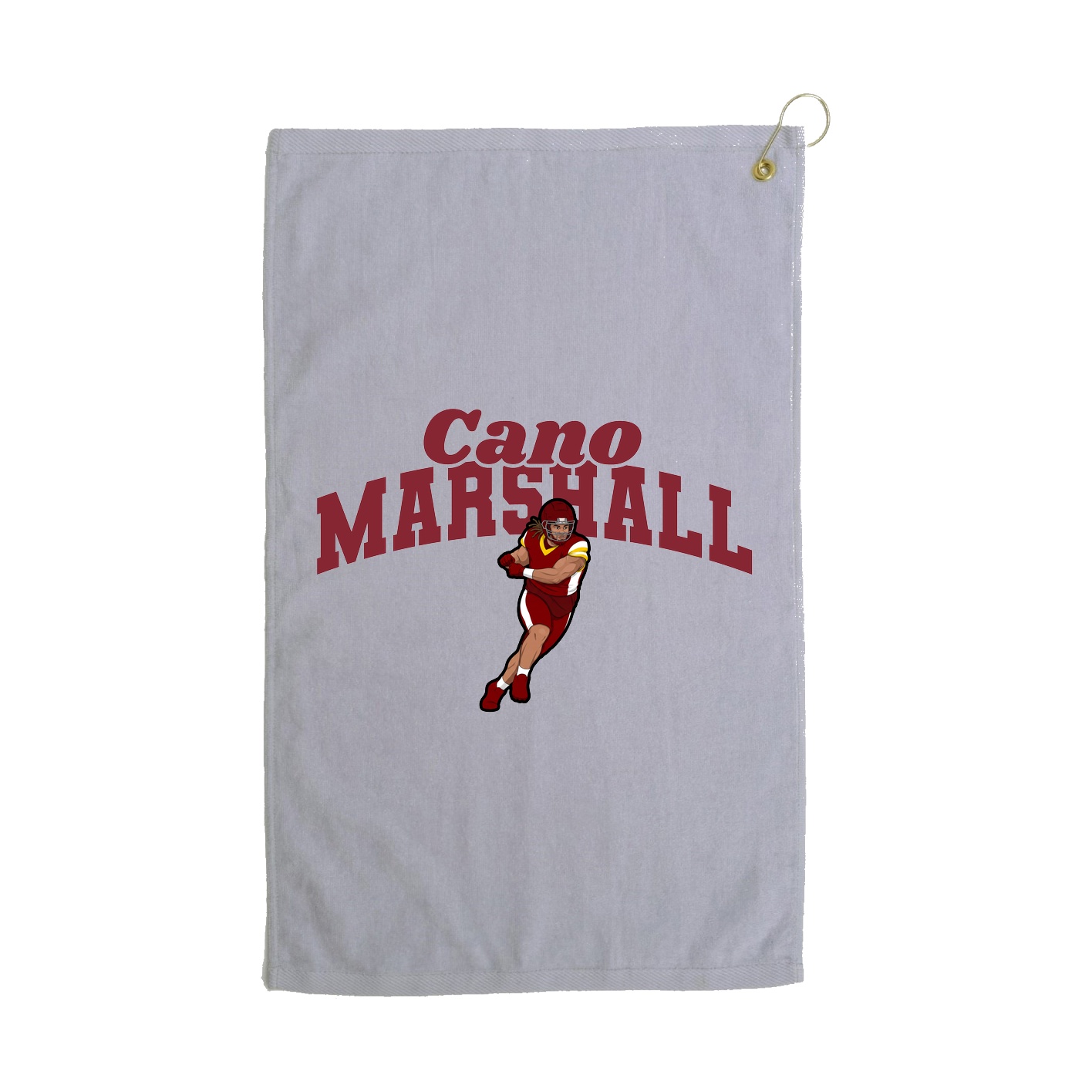 Golf Towel — Signature Arch in Grey