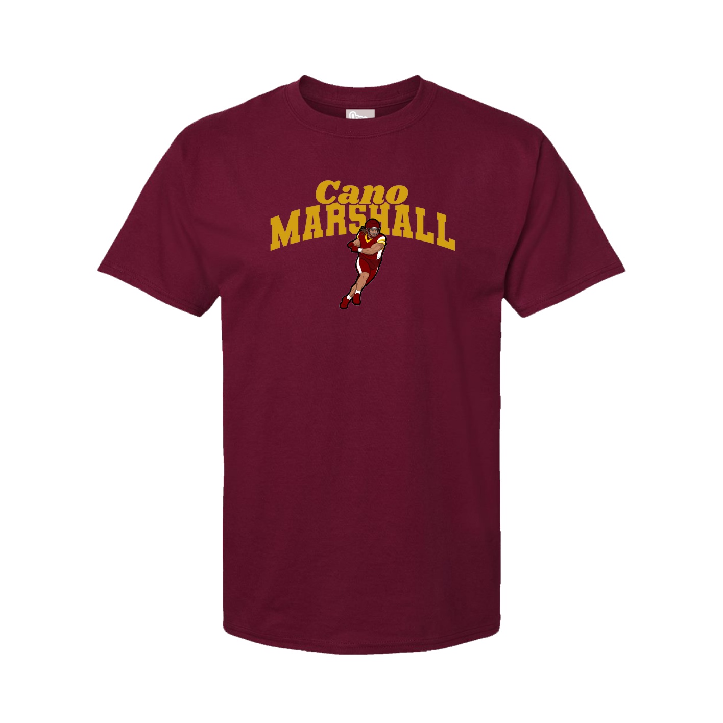 Tee — Signature Arch in Cardinal