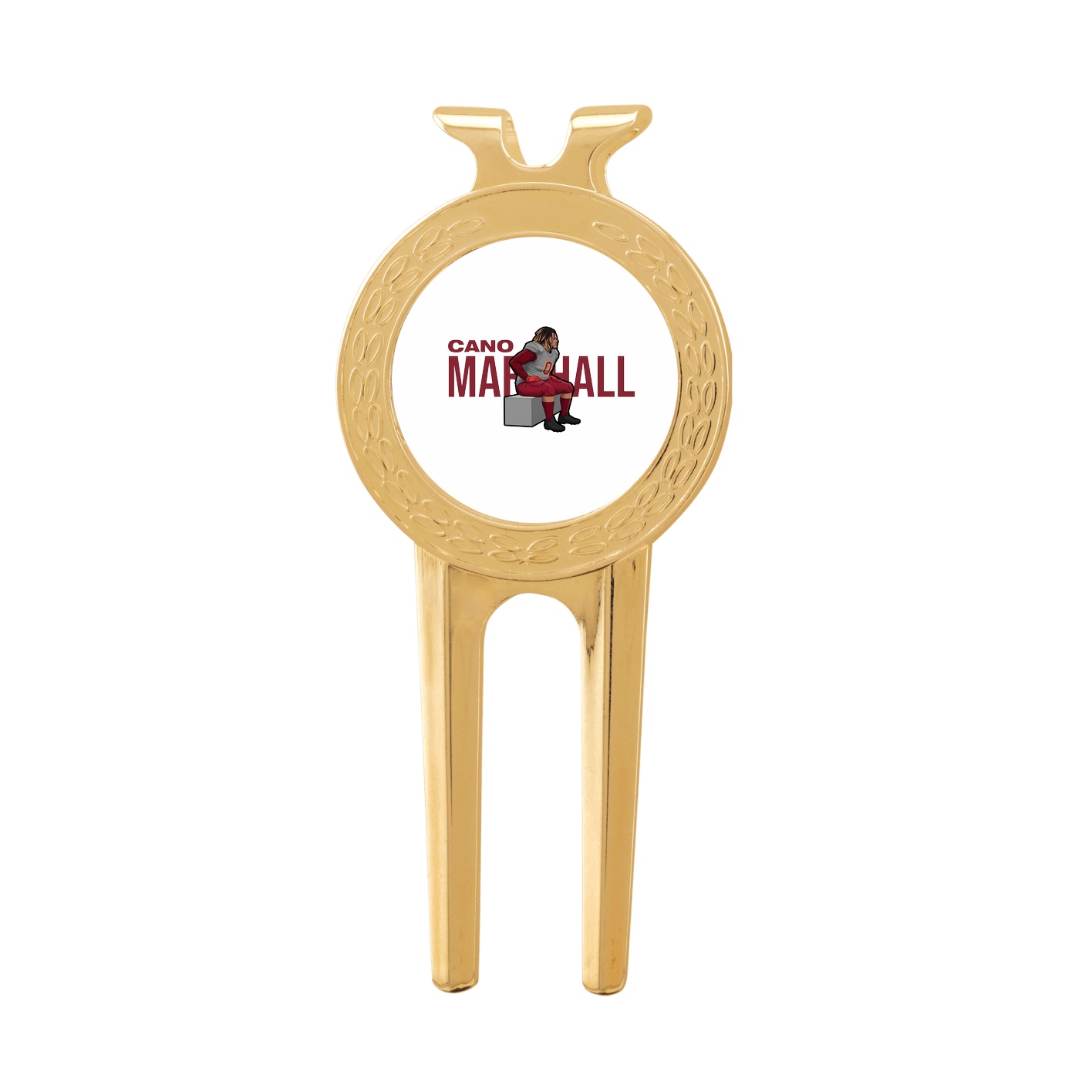 Divot Tool with Ball Marker — Player Name in Classic