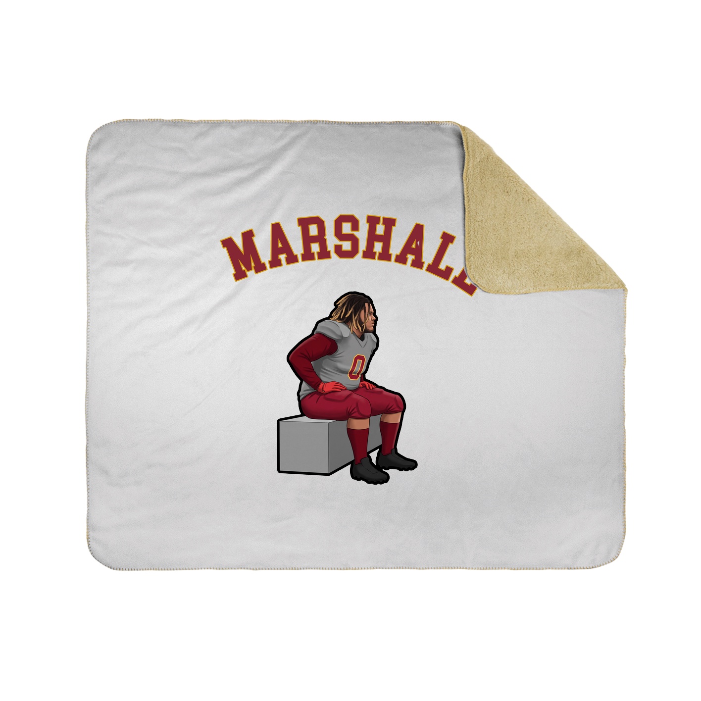 Throw Blanket — Shirsey Arch in White