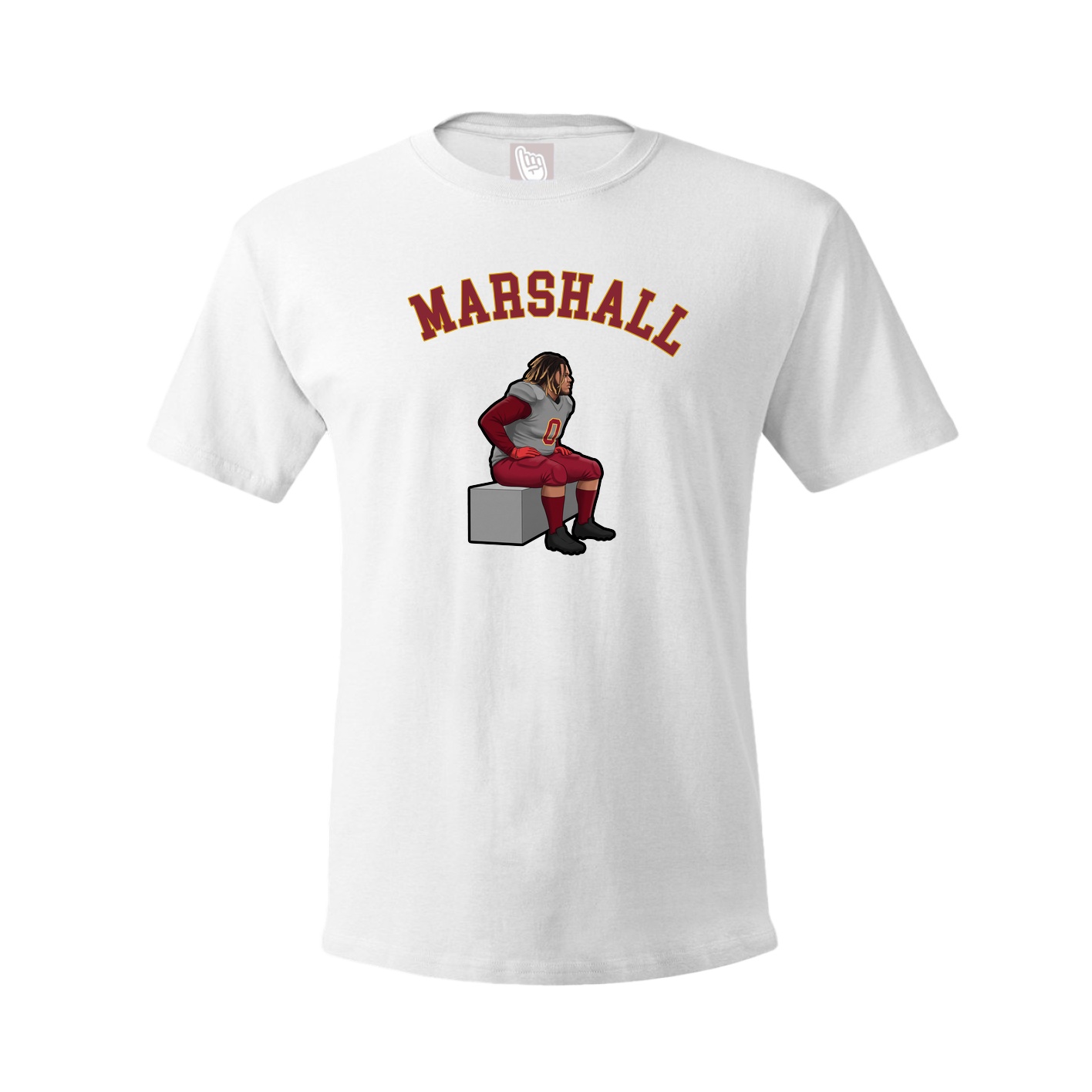 Youth Tee — Shirsey Arch in White