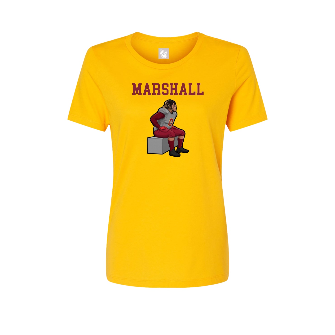 Fitted Women's Tee — Shirsey in Gold
