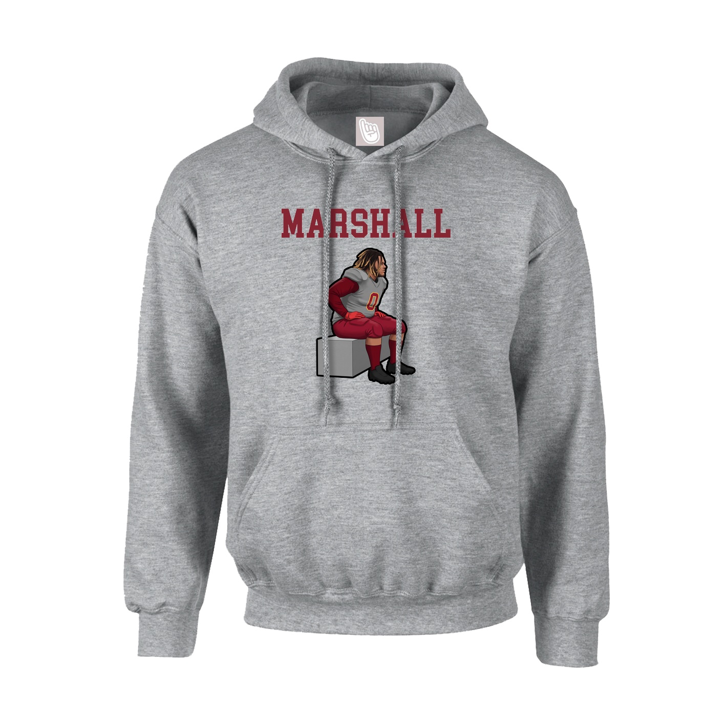 Hoodie — Shirsey in Grey