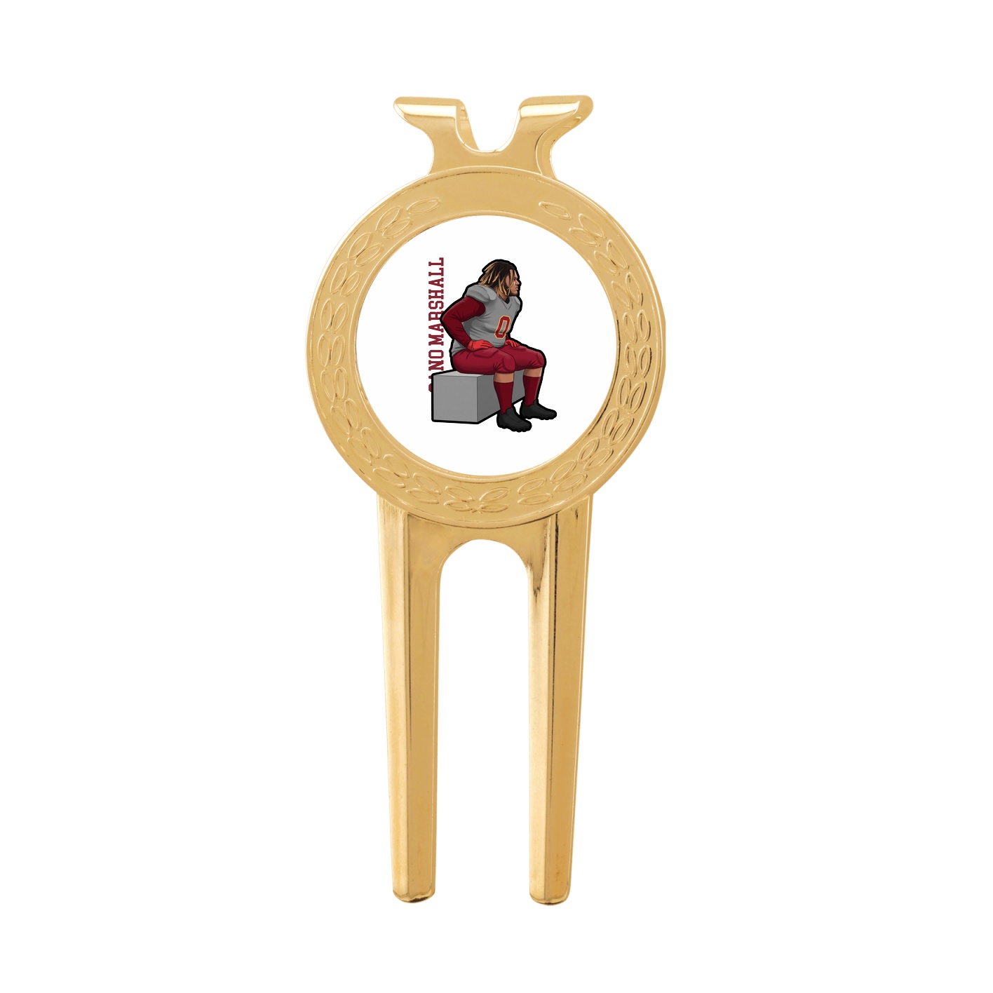 Divot Tool with Ball Marker — Name Vertical in Classic
