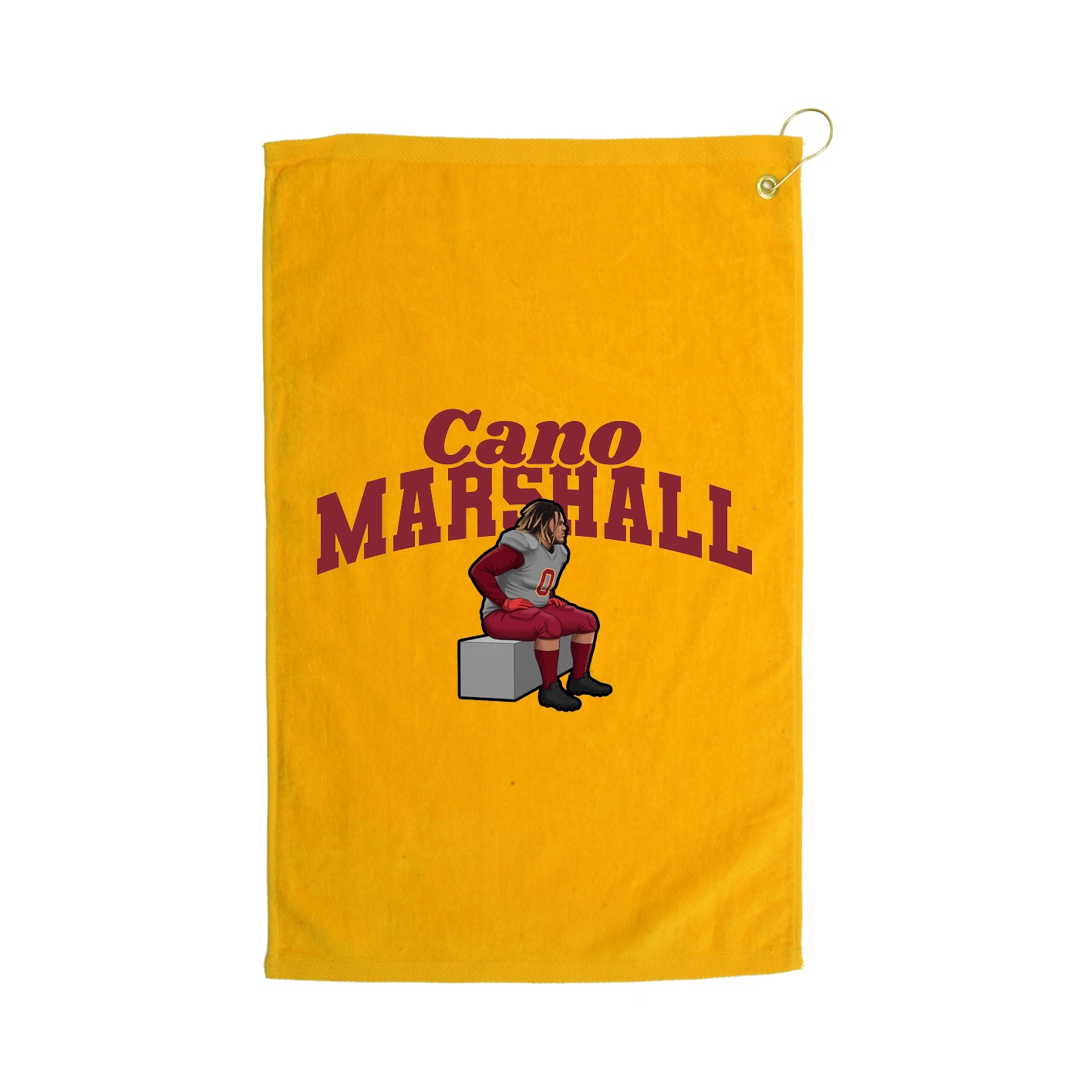 Golf Towel — Signature Arch in Gold