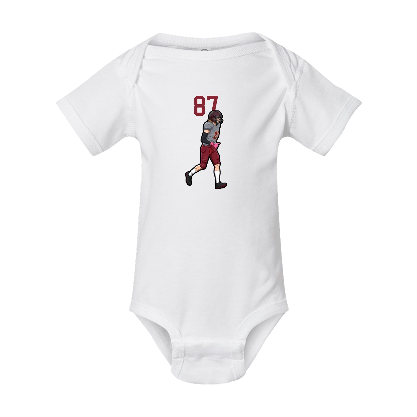 Baby Onesie — Number Top in White