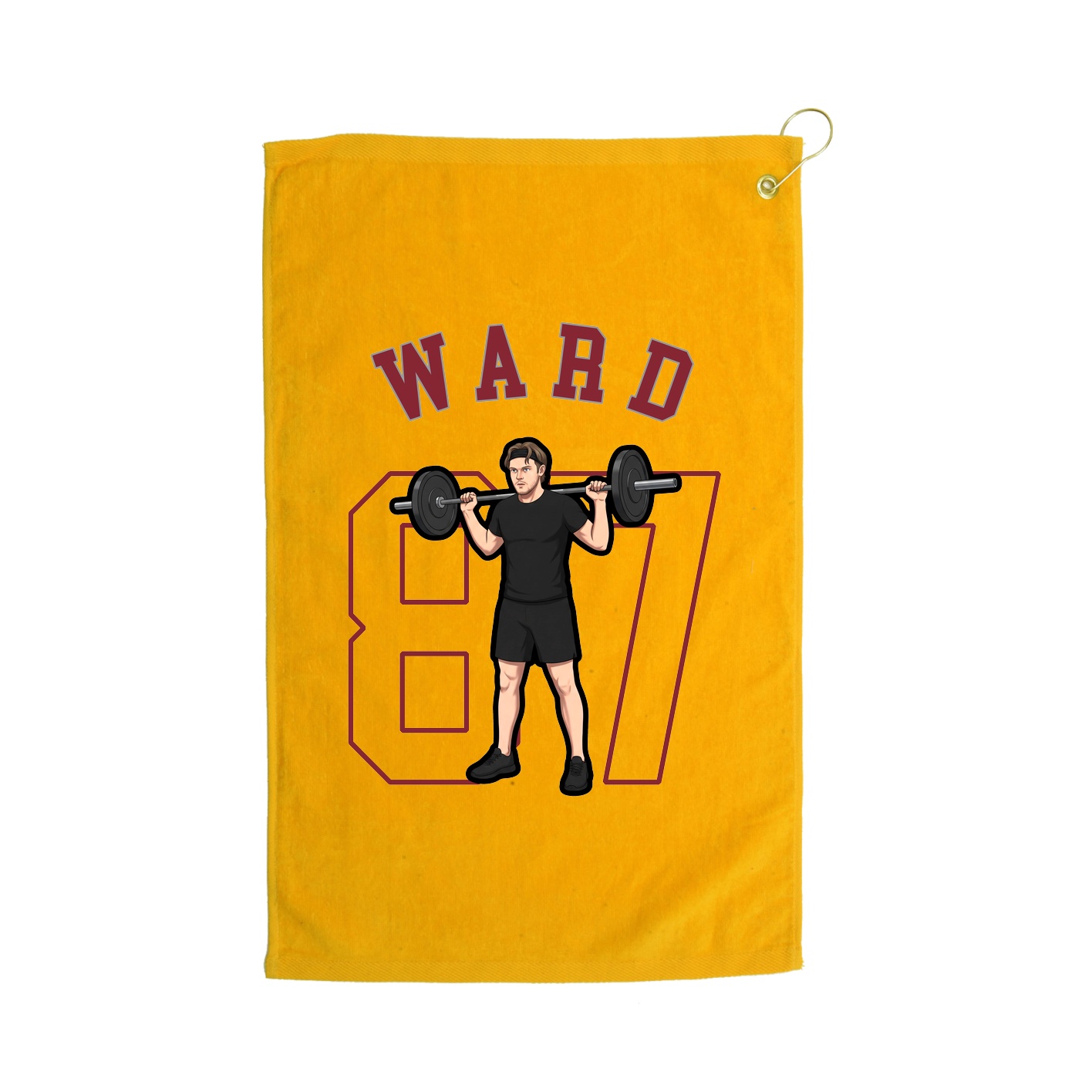 Golf Towel — Shirsey Arch in Gold