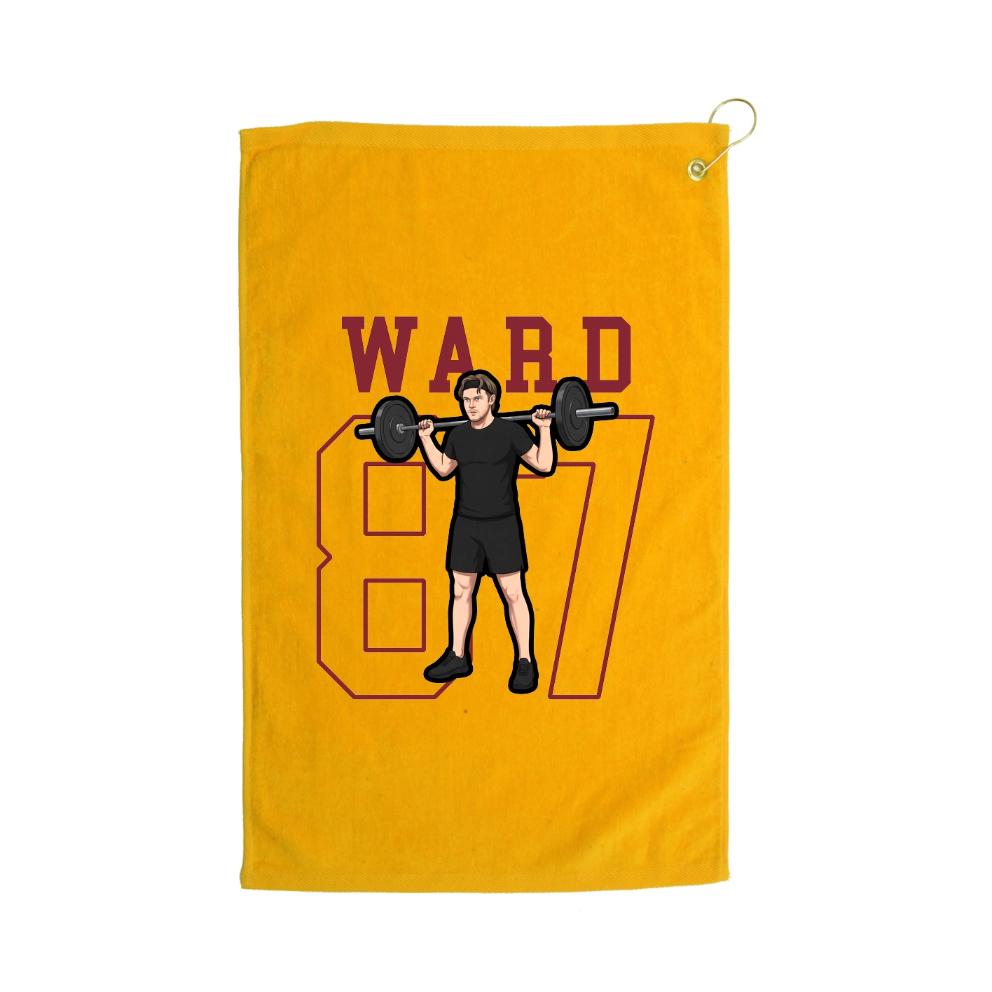 Golf Towel — Shirsey in Gold