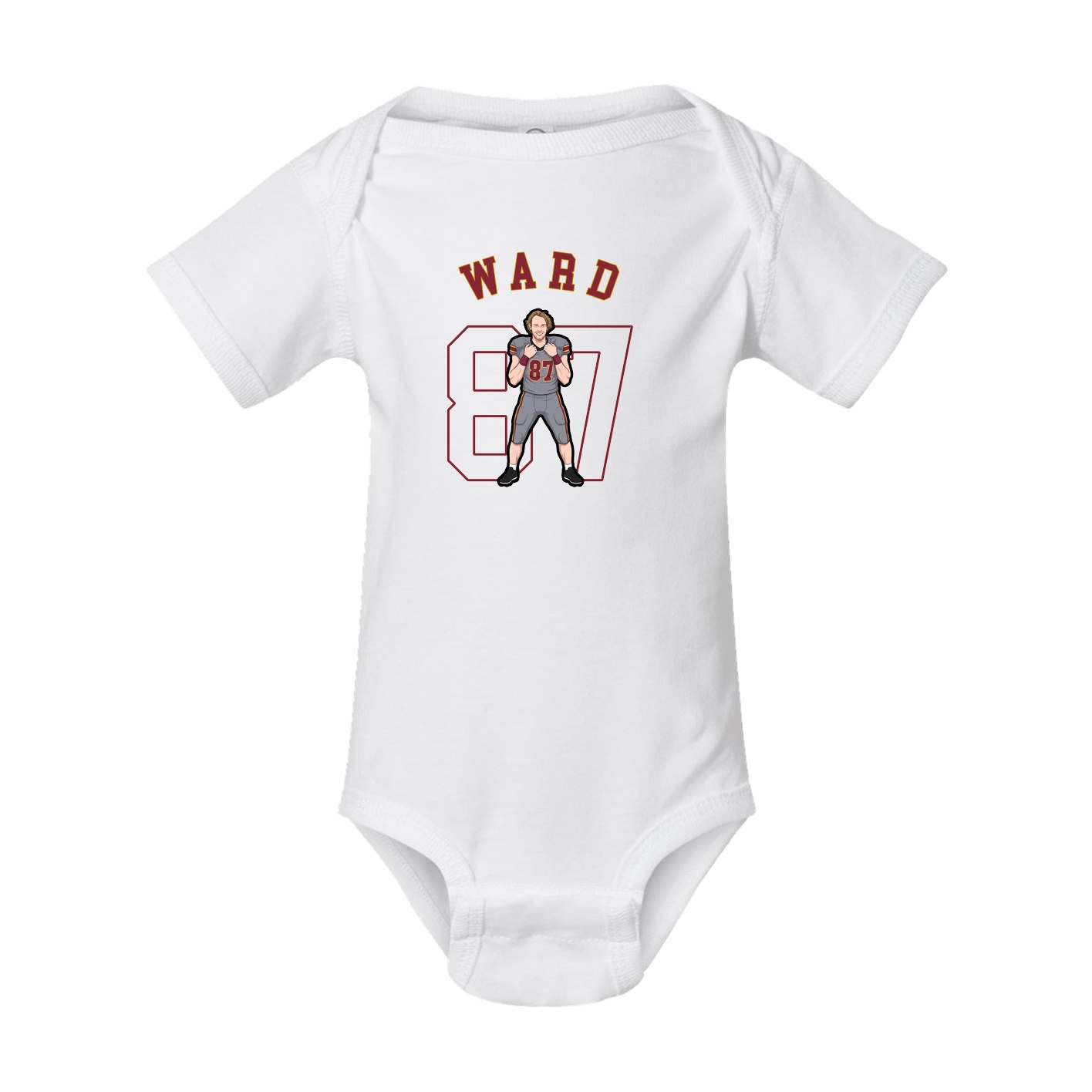 Baby Onesie — Shirsey Arch in White