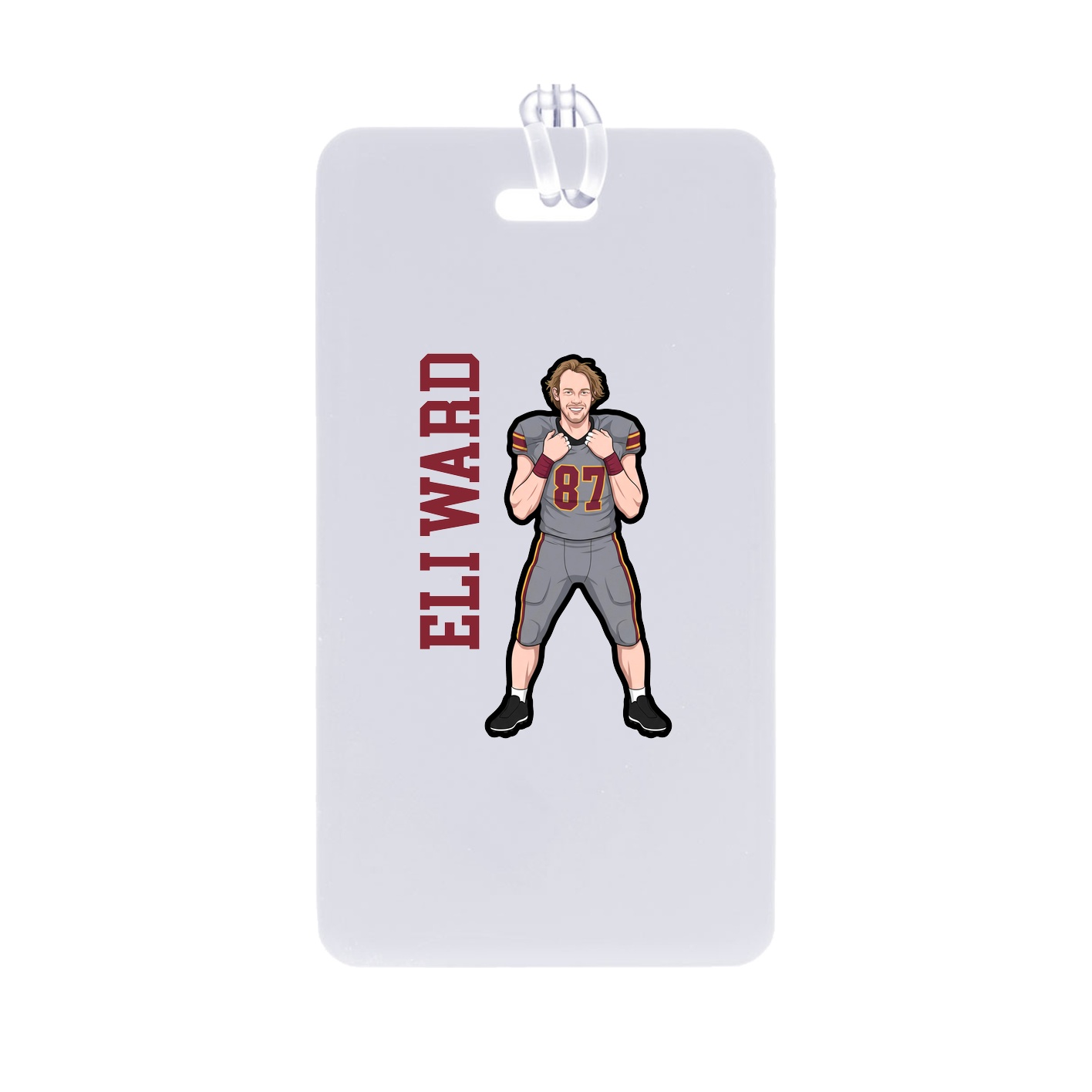 Bag Tag — Name Vertical in Classic
