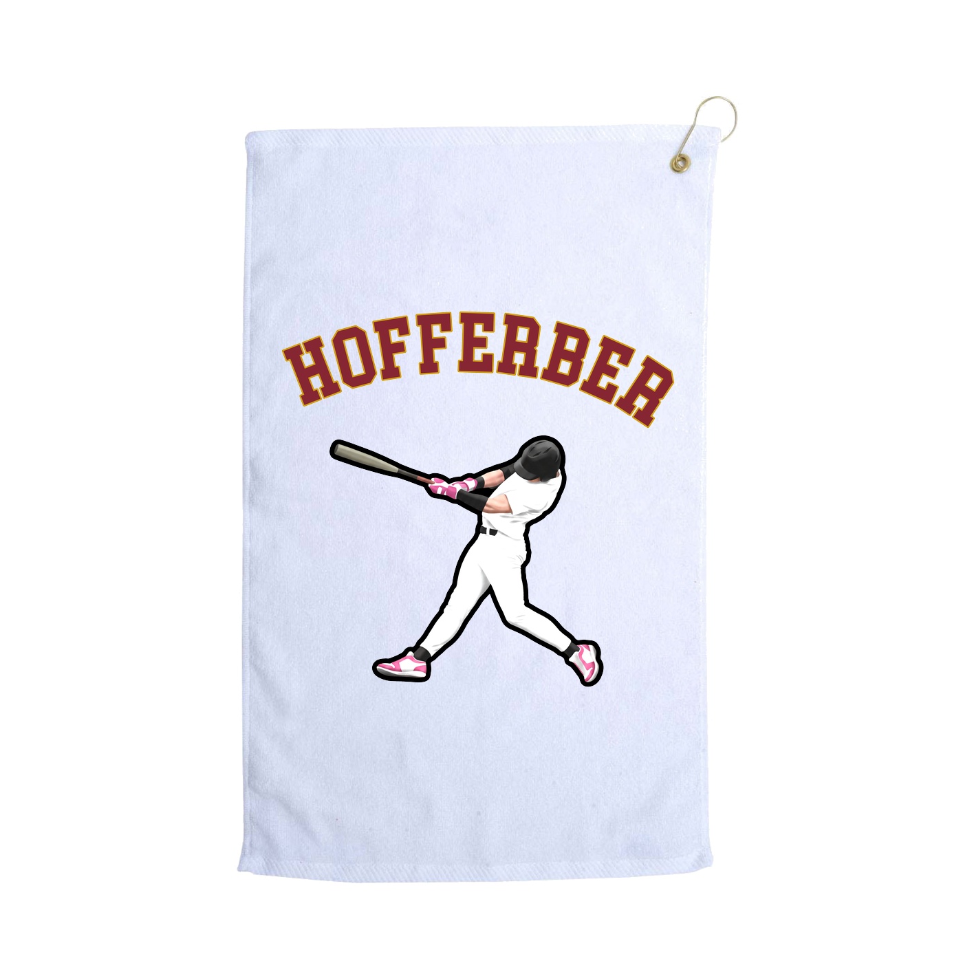 Golf Towel — Shirsey Arch in White