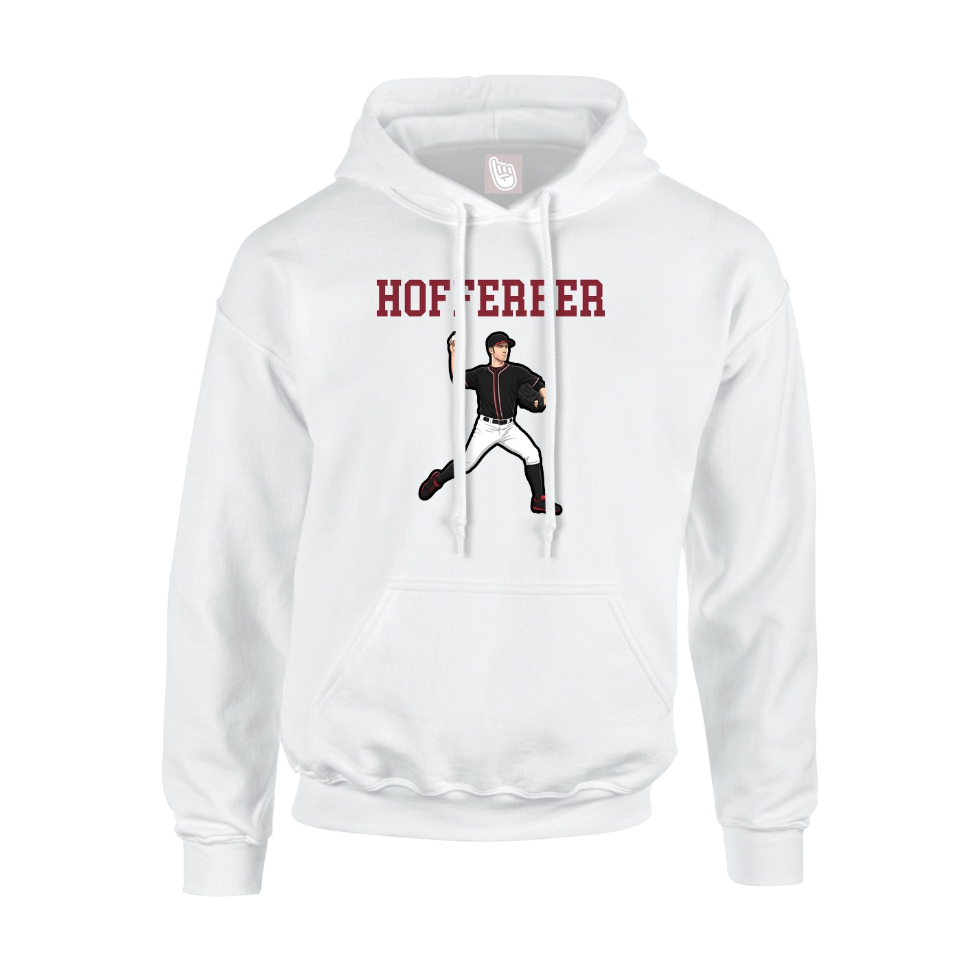 Hoodie — Shirsey in White