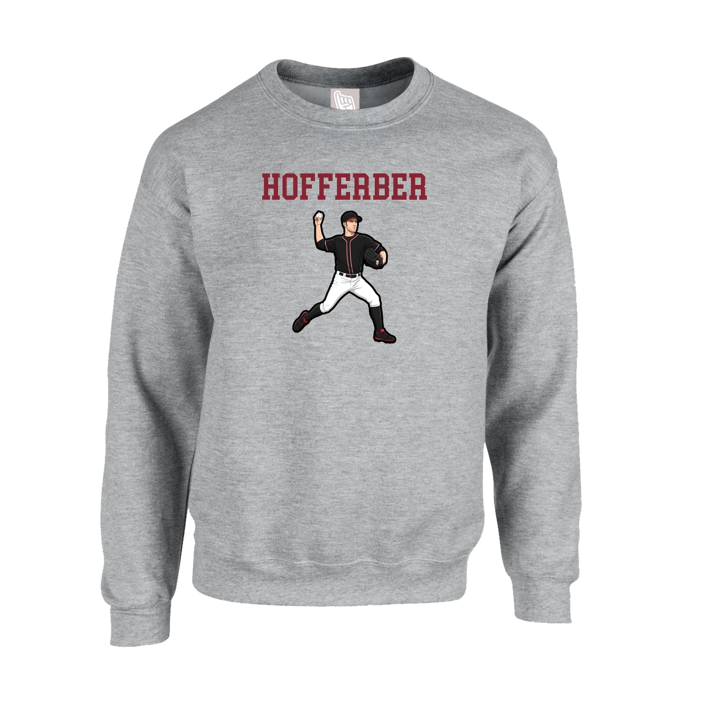 Fleece Crew — Shirsey in Grey