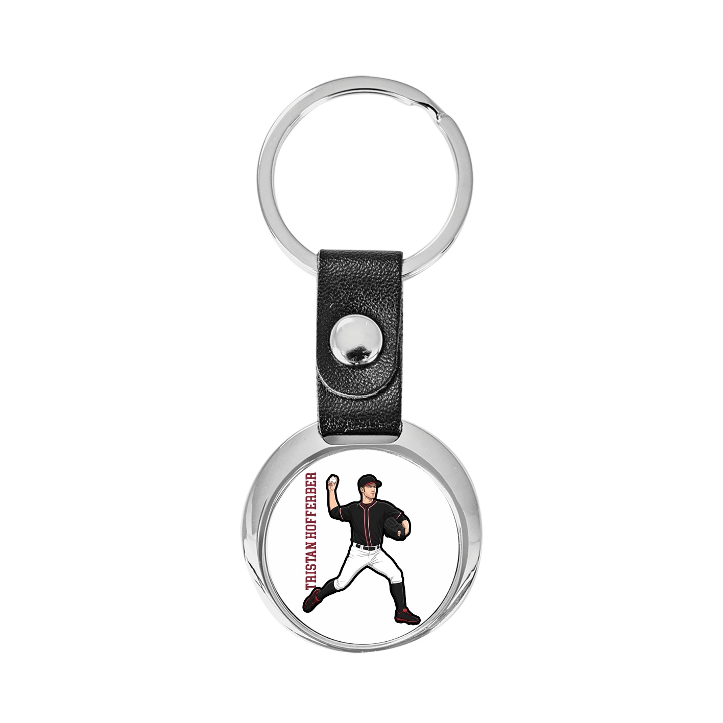Key Chain — Name Vertical in Classic
