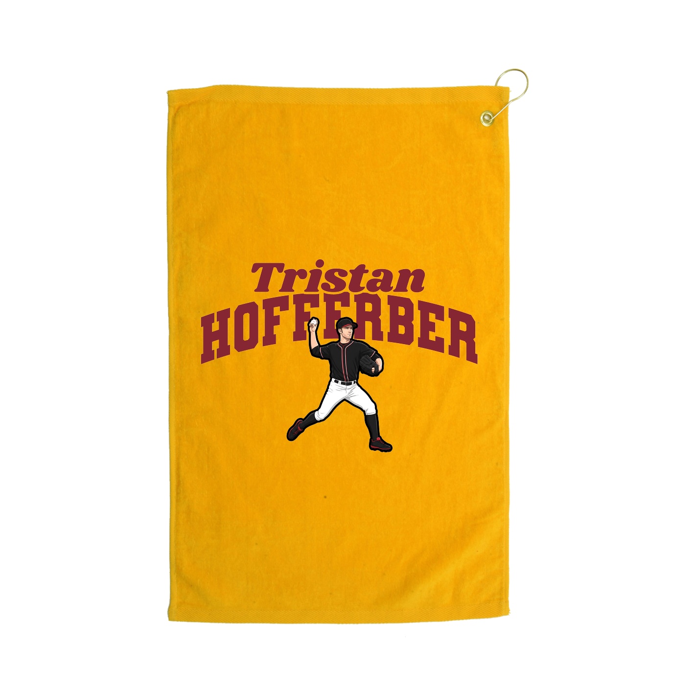 Golf Towel — Signature Arch in Gold