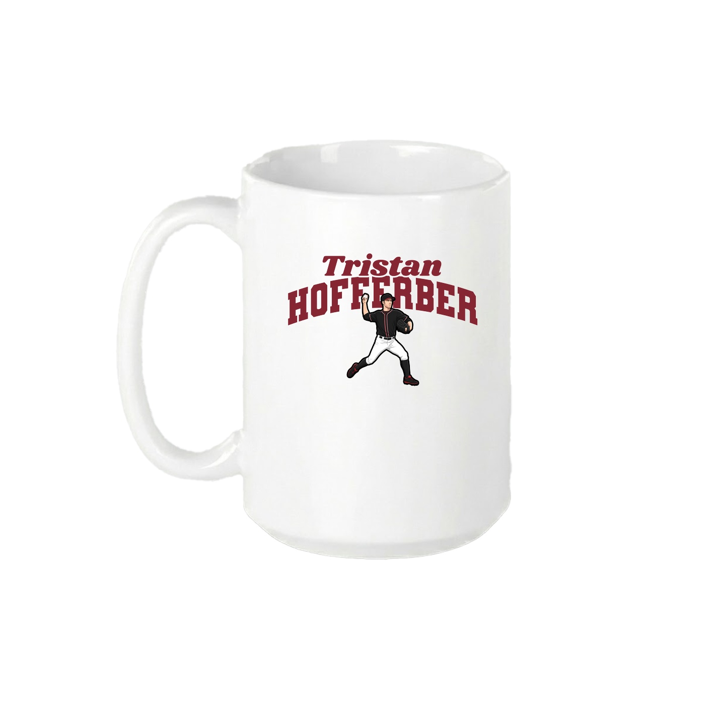 15oz Coffee Mug — Signature Arch in White
