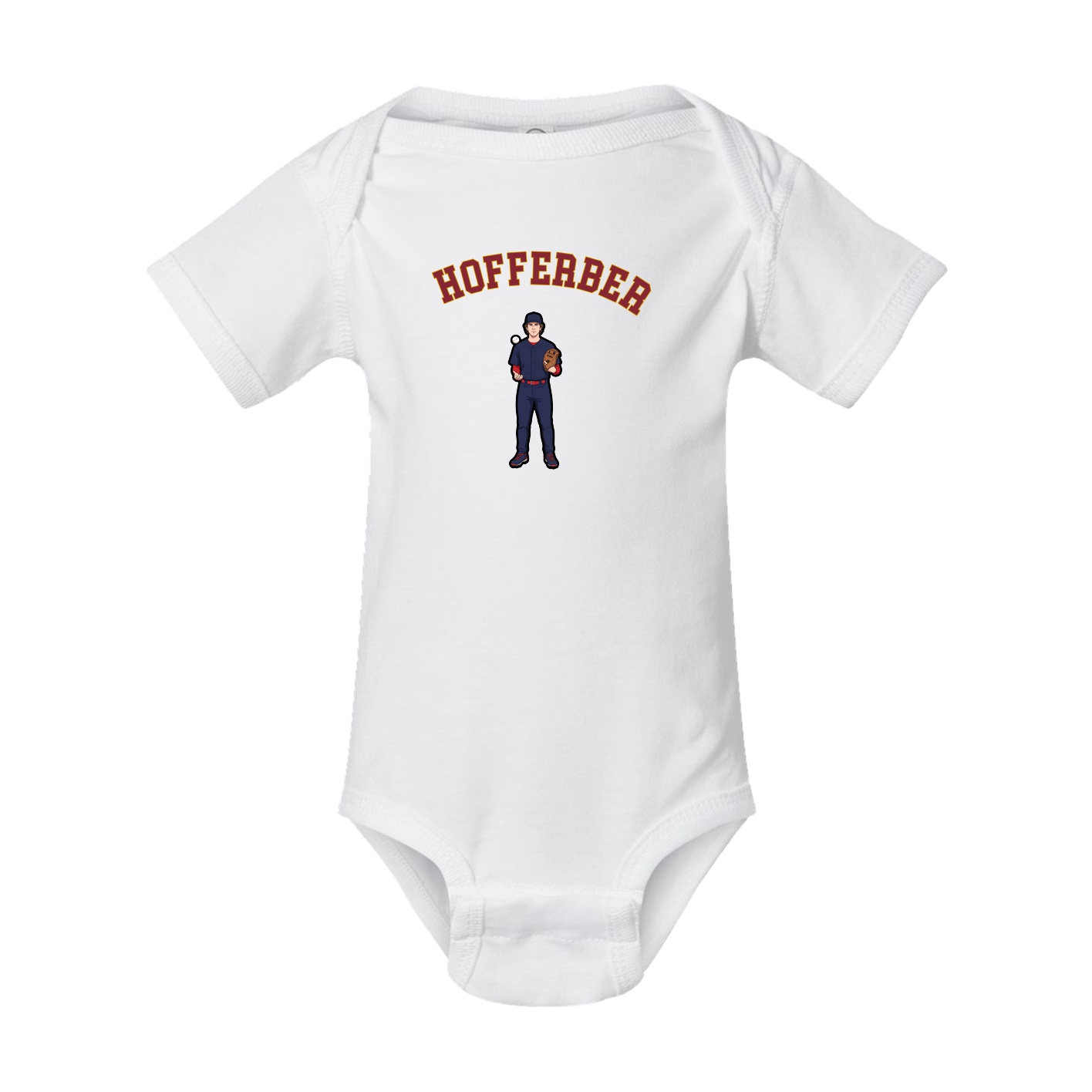 Baby Onesie — Shirsey Arch in White