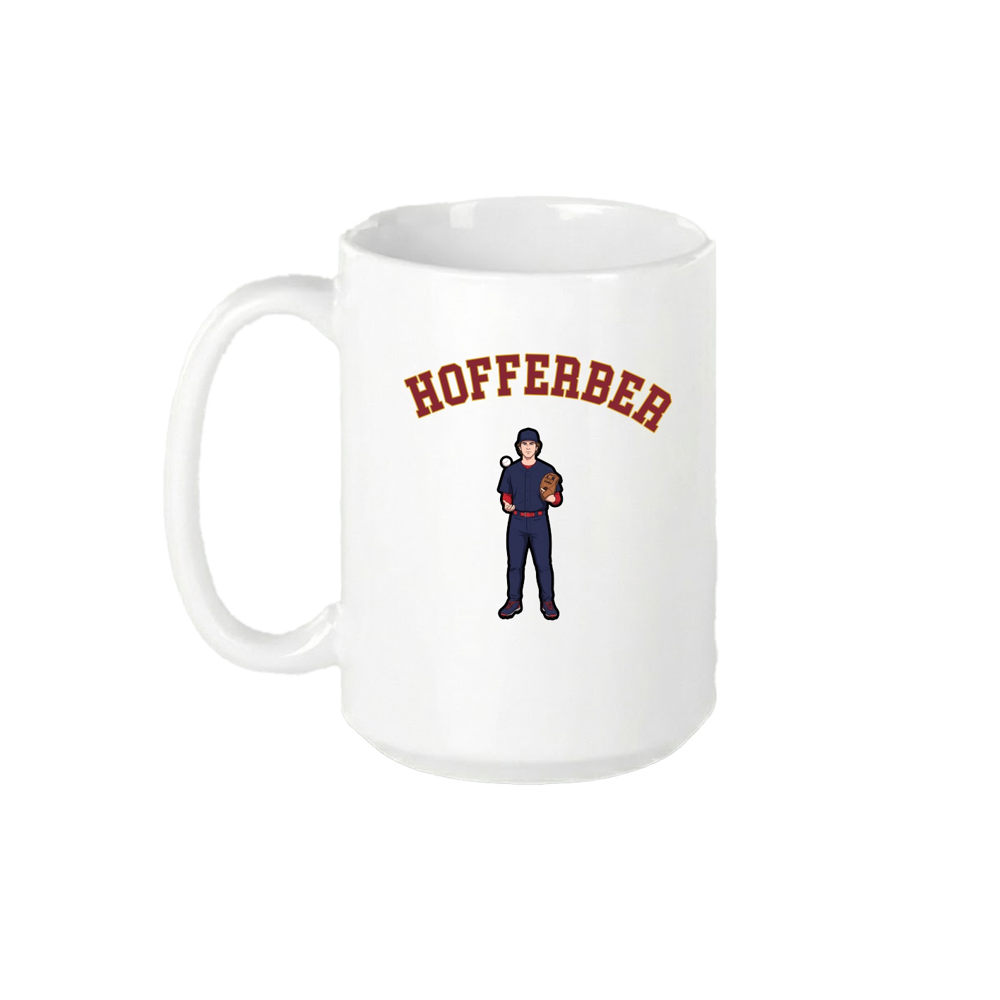 15oz Coffee Mug — Shirsey Arch in White