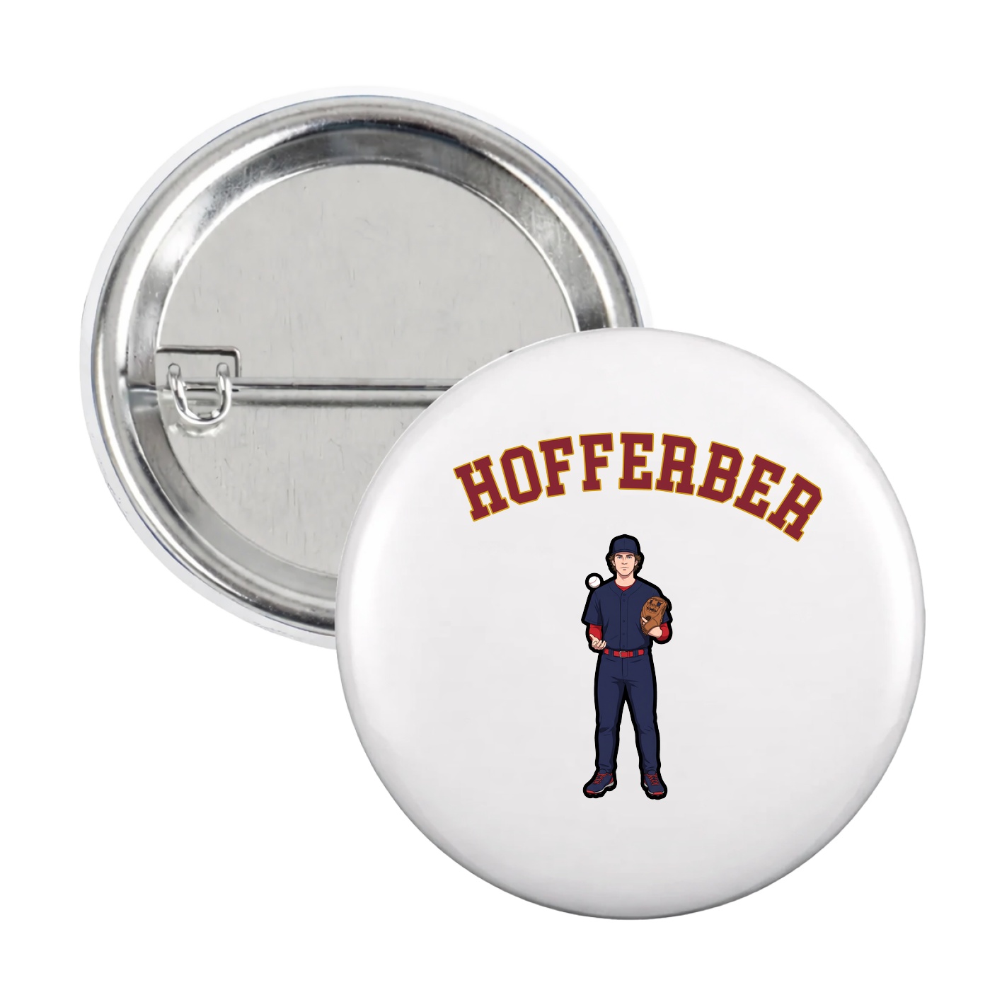 Game Day Button — Shirsey Arch in White