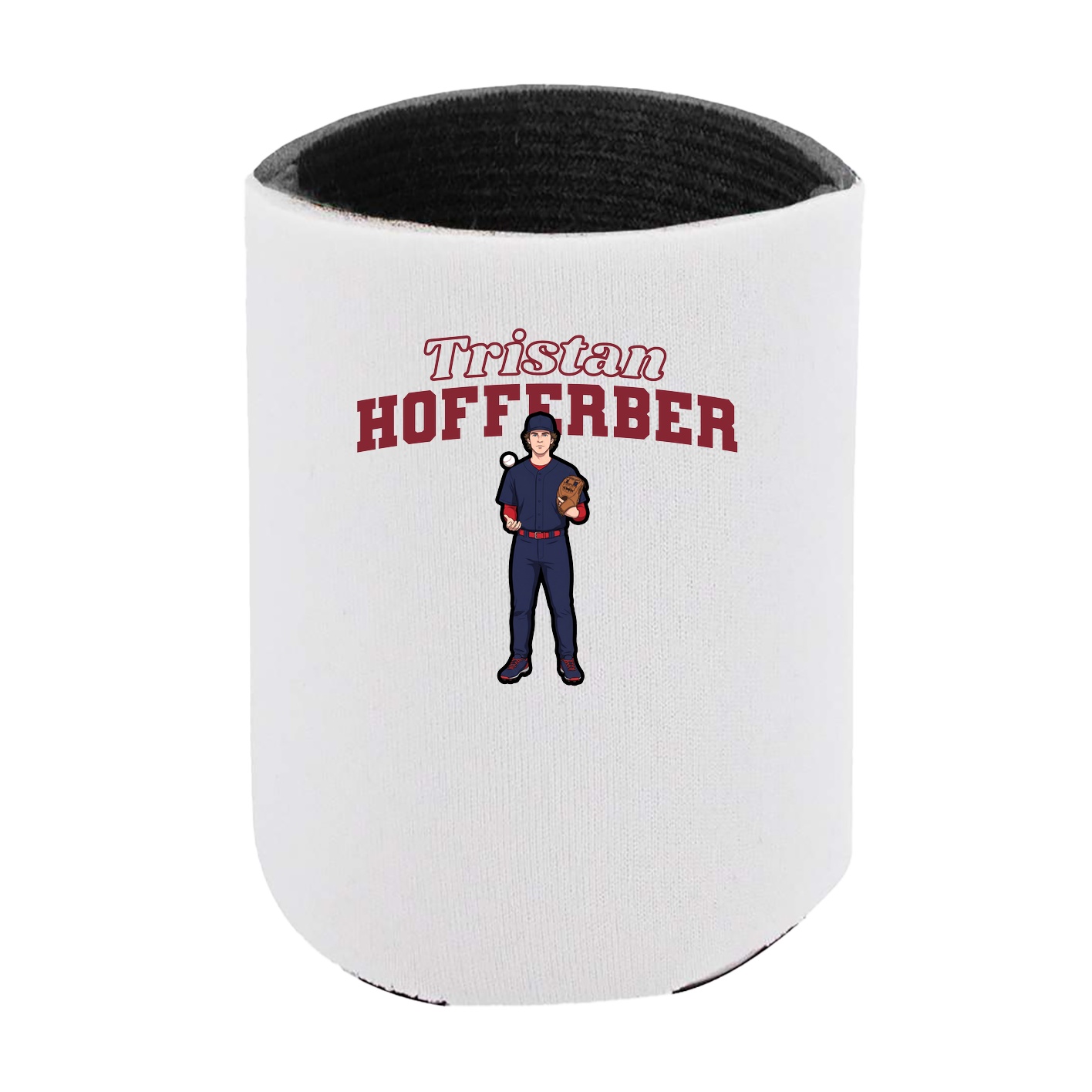Can Holder — Name Arch in White