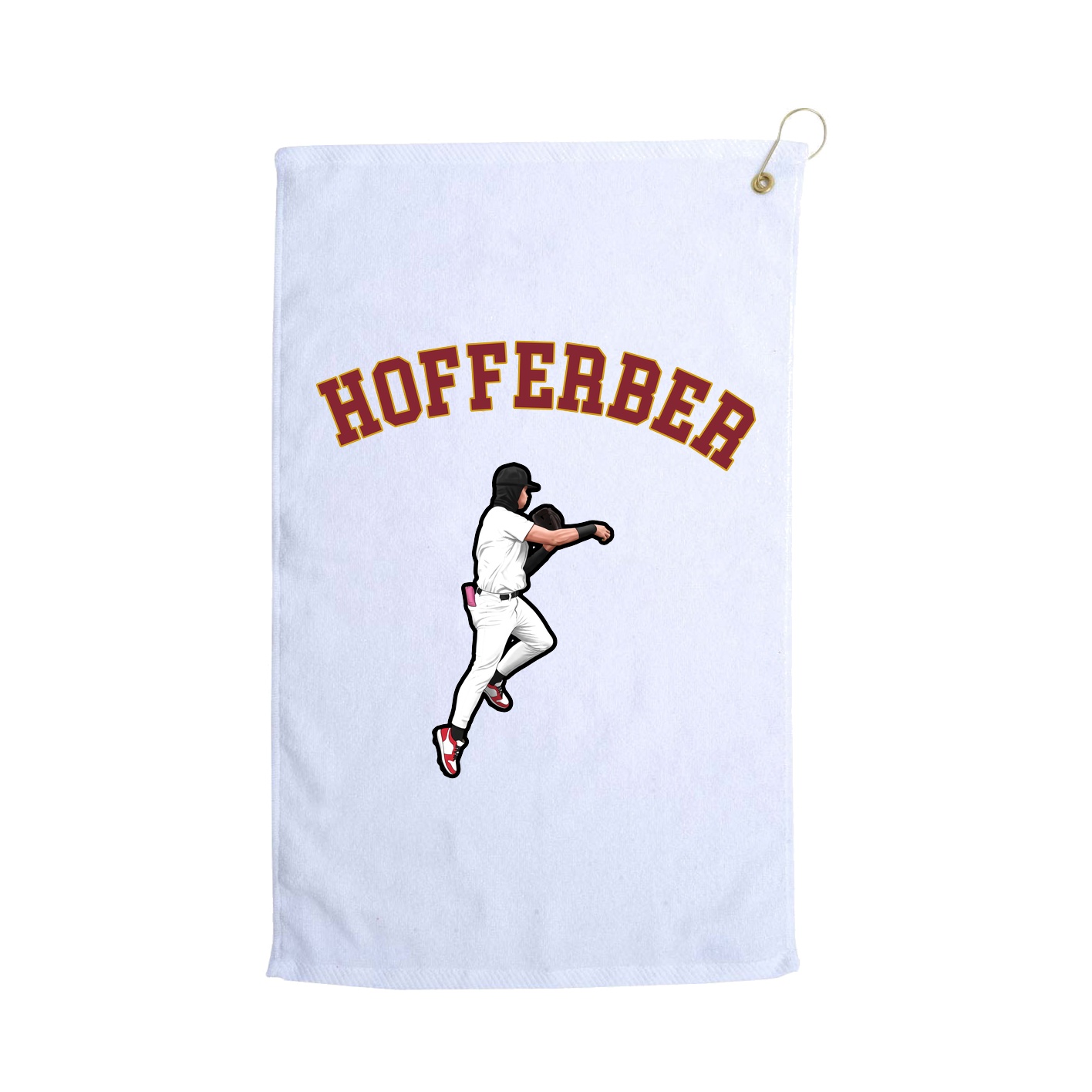 Golf Towel — Shirsey Arch in White