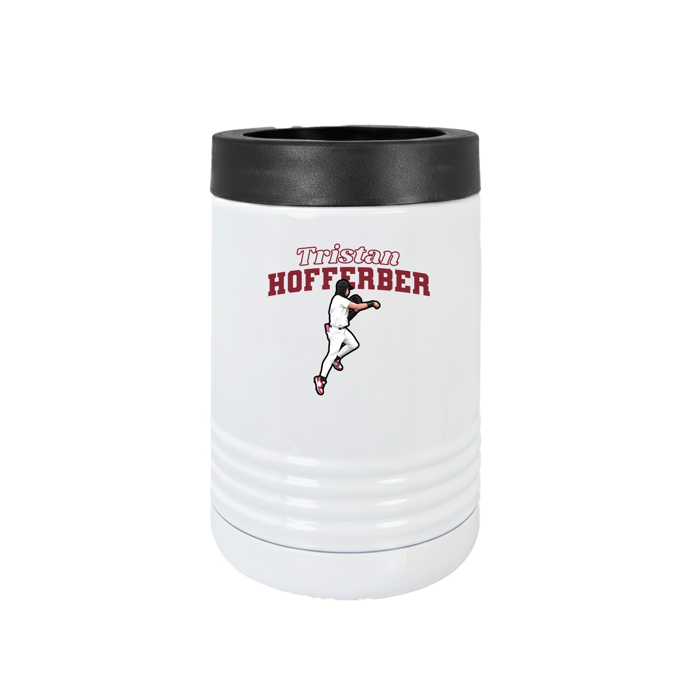 Beverage Holder — Name Arch in White