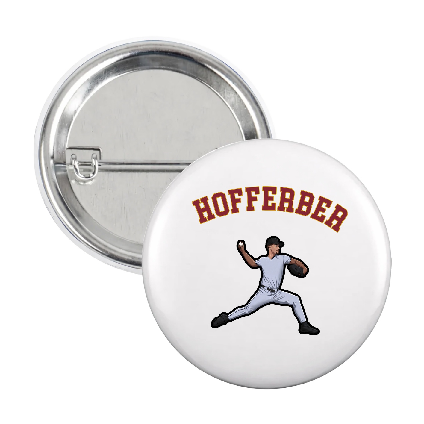 Game Day Button — Shirsey Arch in White